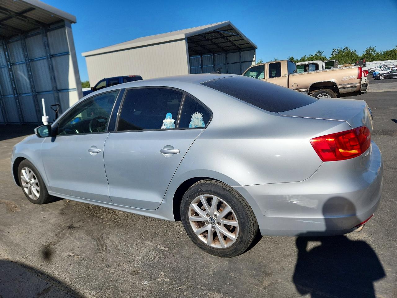 2012 Volkswagen Jetta Se Silver vin: 3VWDP7AJ9CM419248