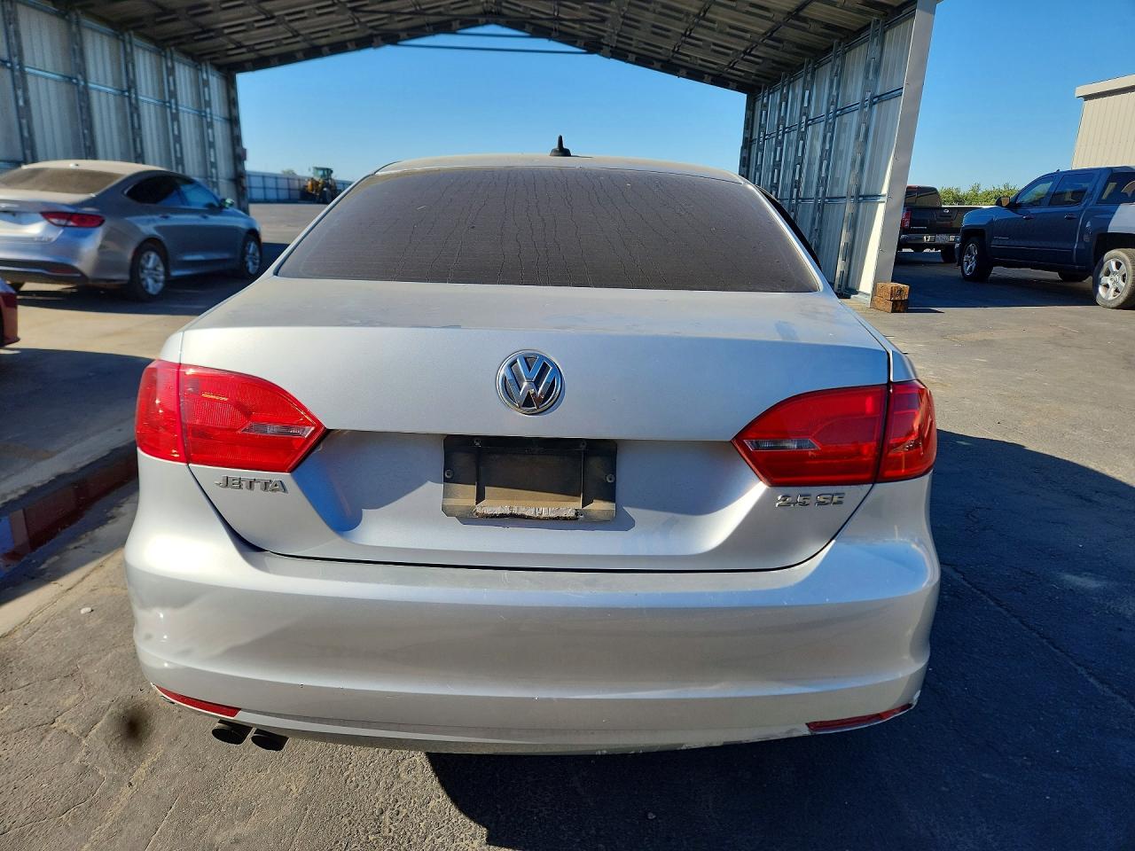 2012 Volkswagen Jetta Se Silver vin: 3VWDP7AJ9CM419248