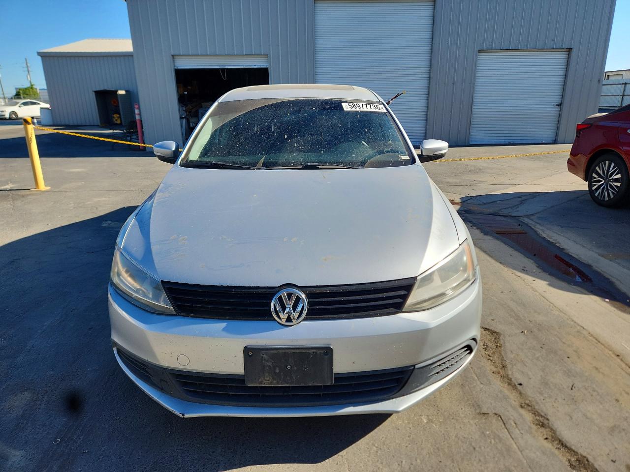 2012 Volkswagen Jetta Se Silver vin: 3VWDP7AJ9CM419248