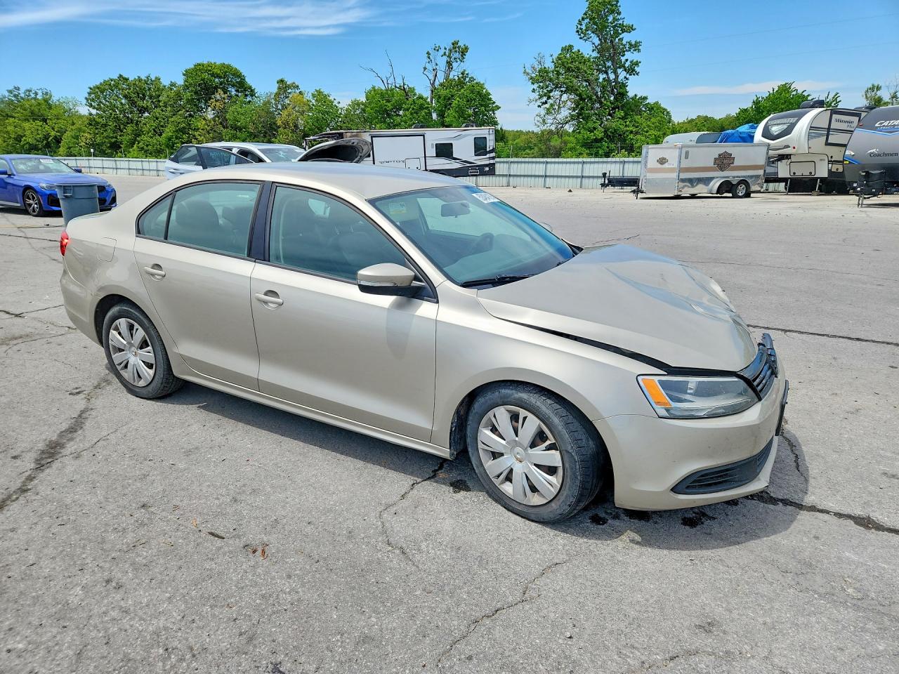 2012 Volkswagen Jetta Se Gold vin: 3VWDP7AJ9CM452914