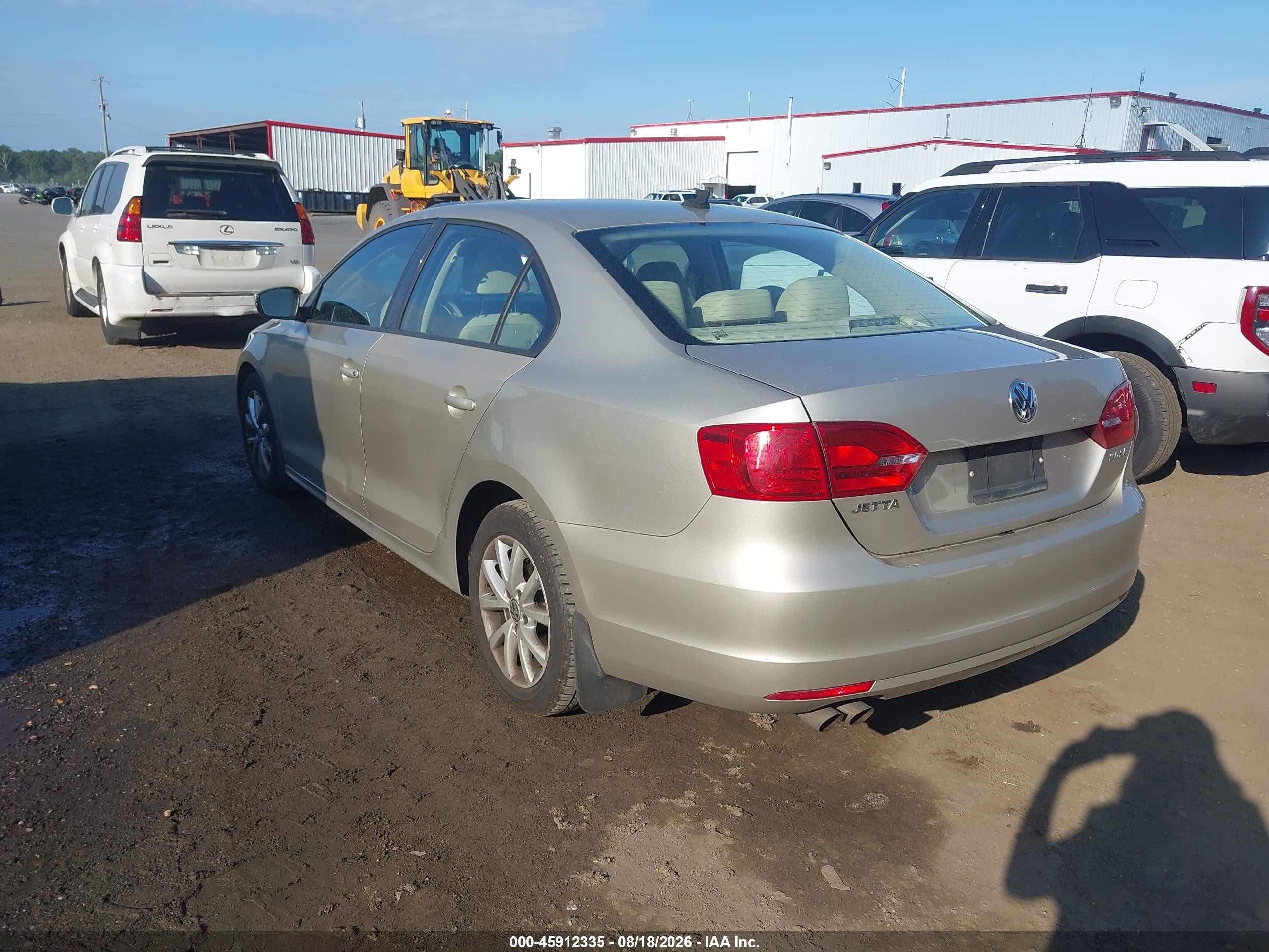 2012 Volkswagen Jetta 2.5l Se Gold vin: 3VWDP7AJ9CM453321