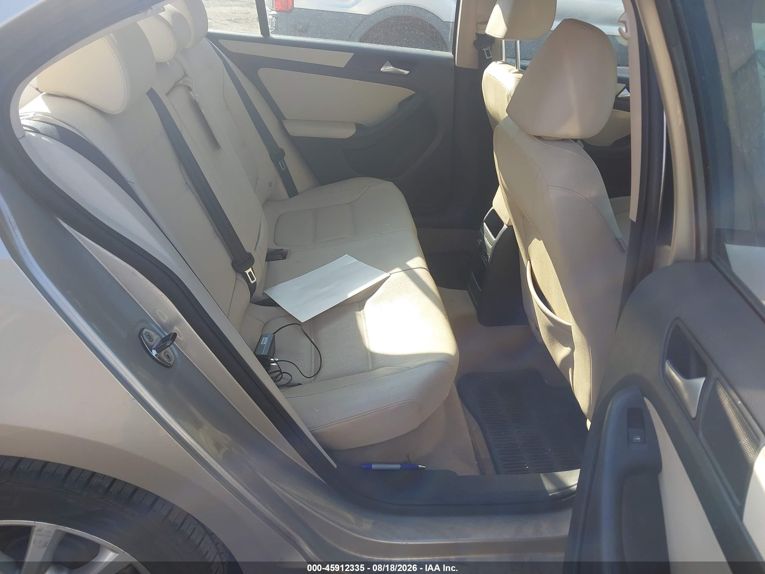 2012 Volkswagen Jetta 2.5l Se Gold vin: 3VWDP7AJ9CM453321