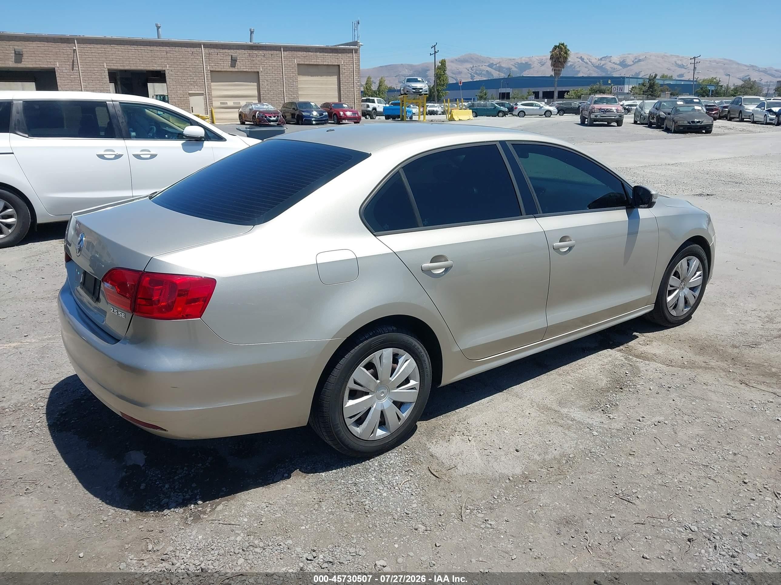 2012 Volkswagen Jetta 2.5l Se Gold vin: 3VWDP7AJ9CM463444