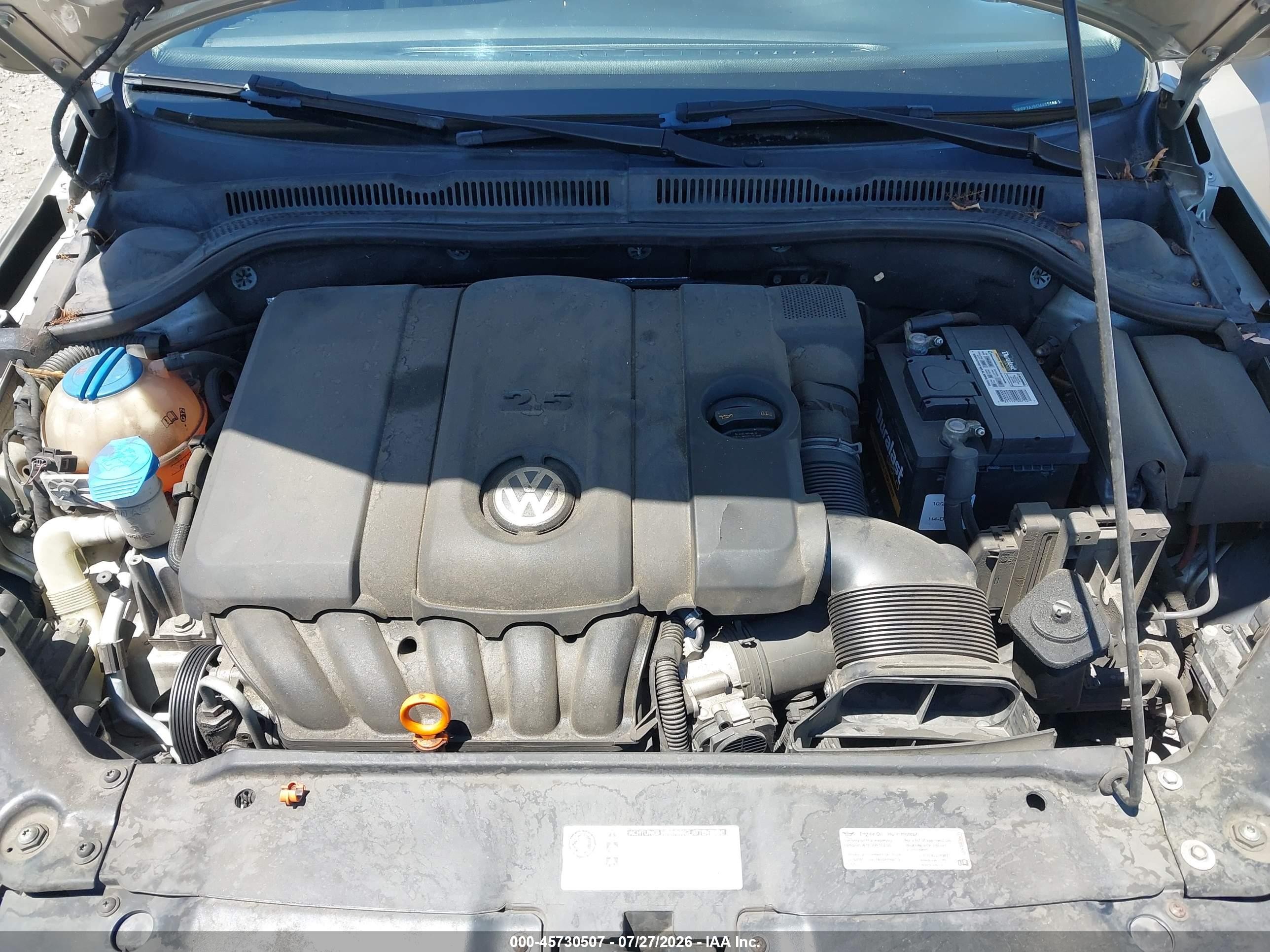 2012 Volkswagen Jetta 2.5l Se Gold vin: 3VWDP7AJ9CM463444