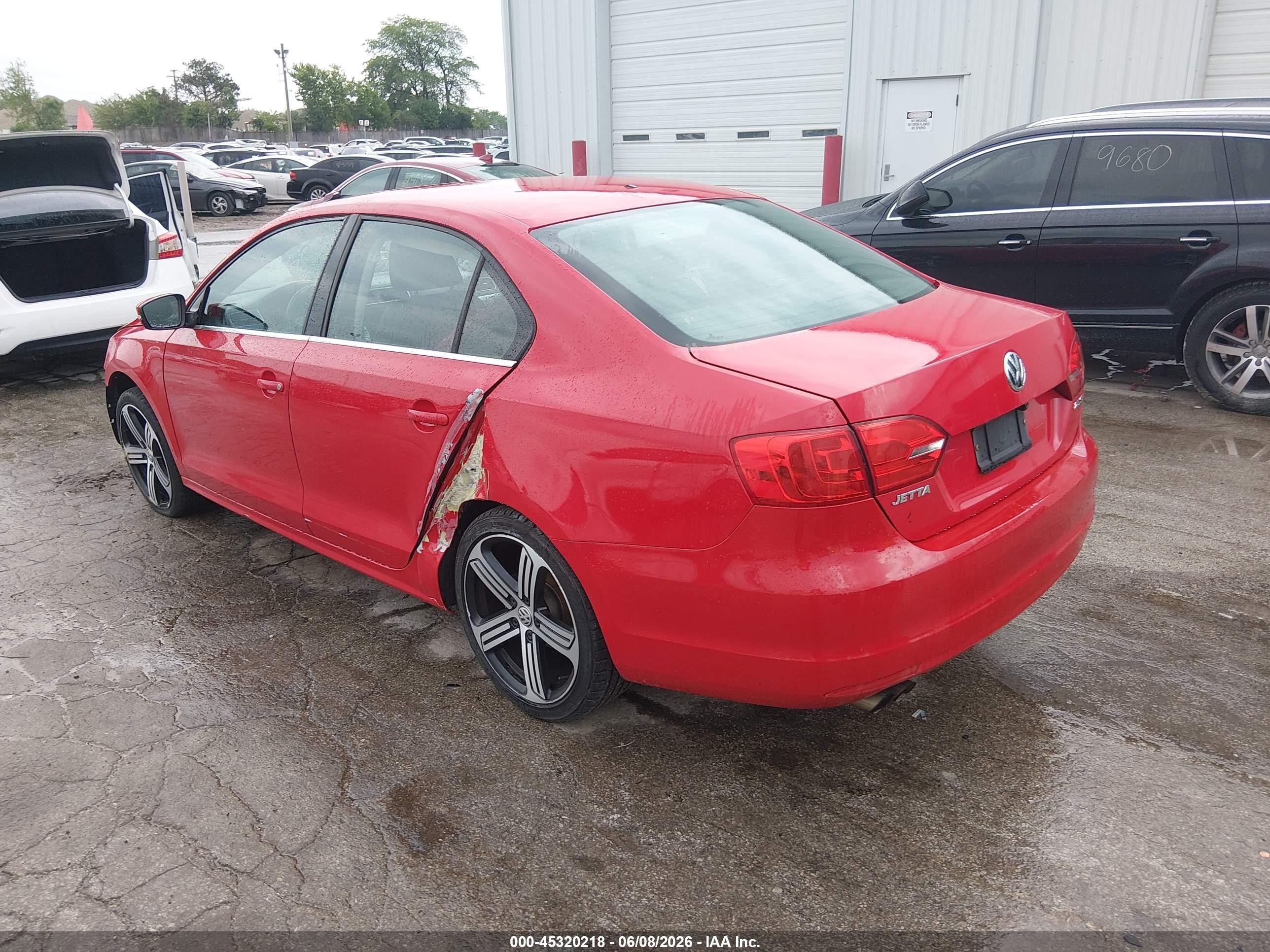 2013 Volkswagen Jetta 2.5l Se Red vin: 3VWDP7AJ9DM218130