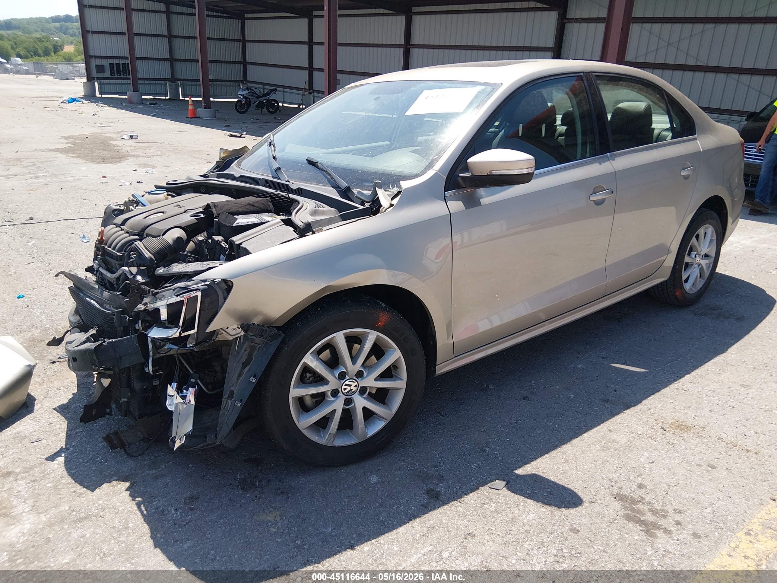 2013 Volkswagen Jetta 2.5l Se Gold vin: 3VWDP7AJ9DM234862