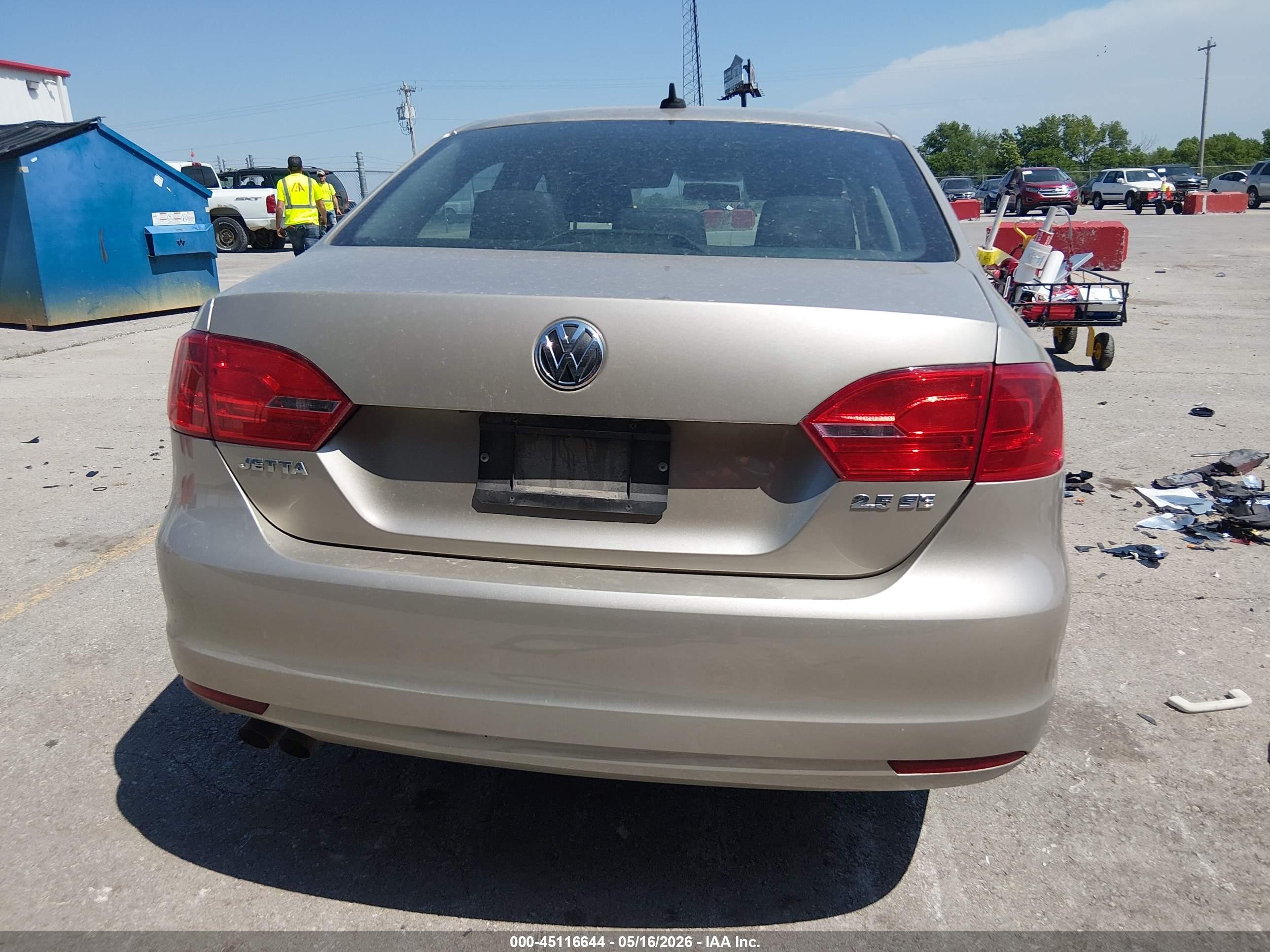 2013 Volkswagen Jetta 2.5l Se Gold vin: 3VWDP7AJ9DM234862