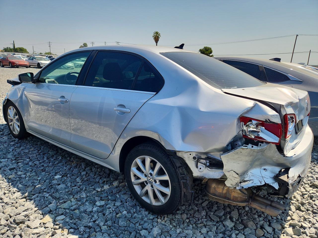 2013 Volkswagen Jetta Se Silver vin: 3VWDP7AJ9DM252214
