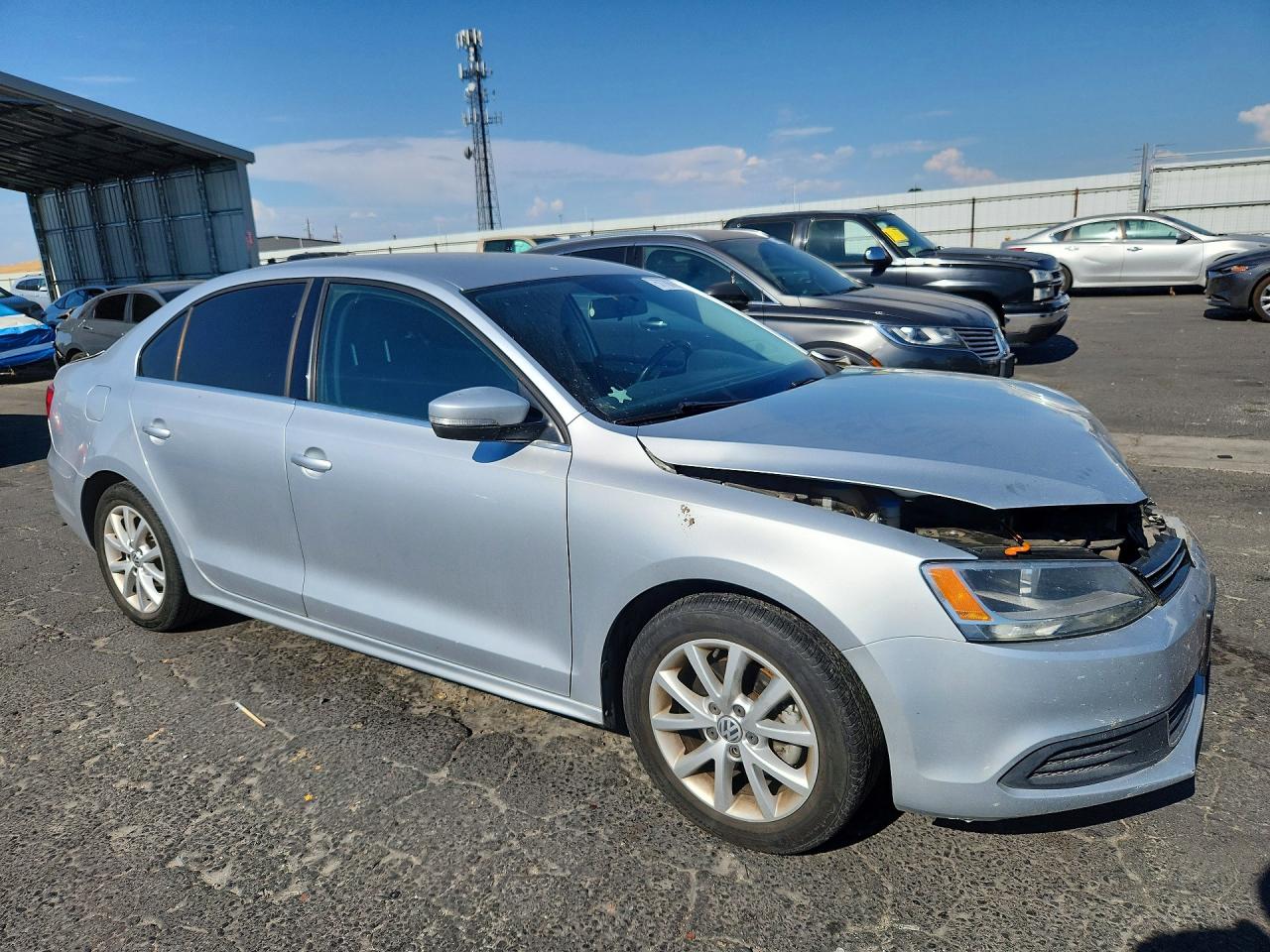 2013 Volkswagen Jetta Se Silver vin: 3VWDP7AJ9DM252214