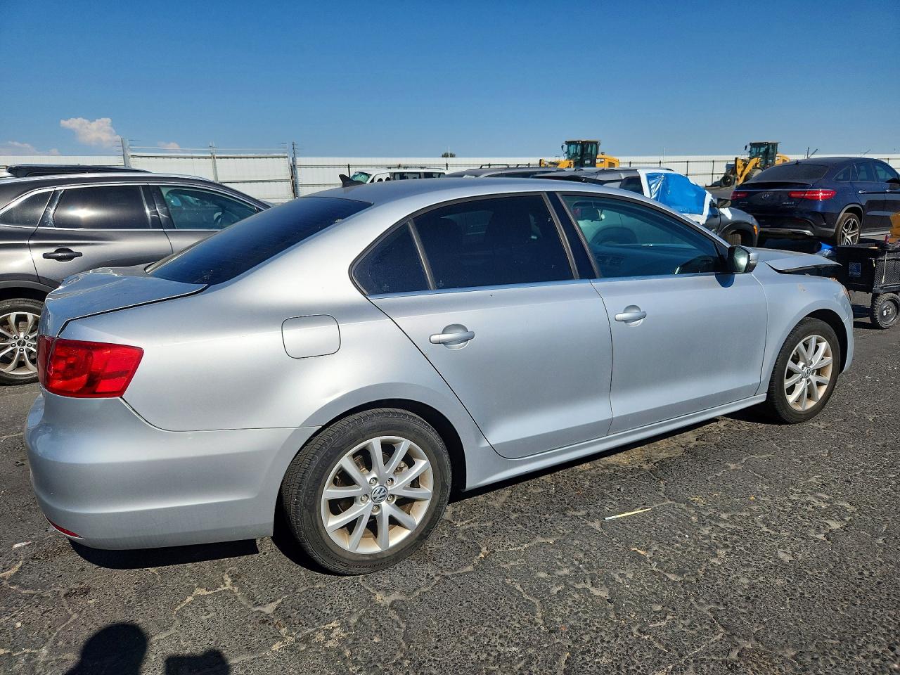 2013 Volkswagen Jetta Se Silver vin: 3VWDP7AJ9DM252214