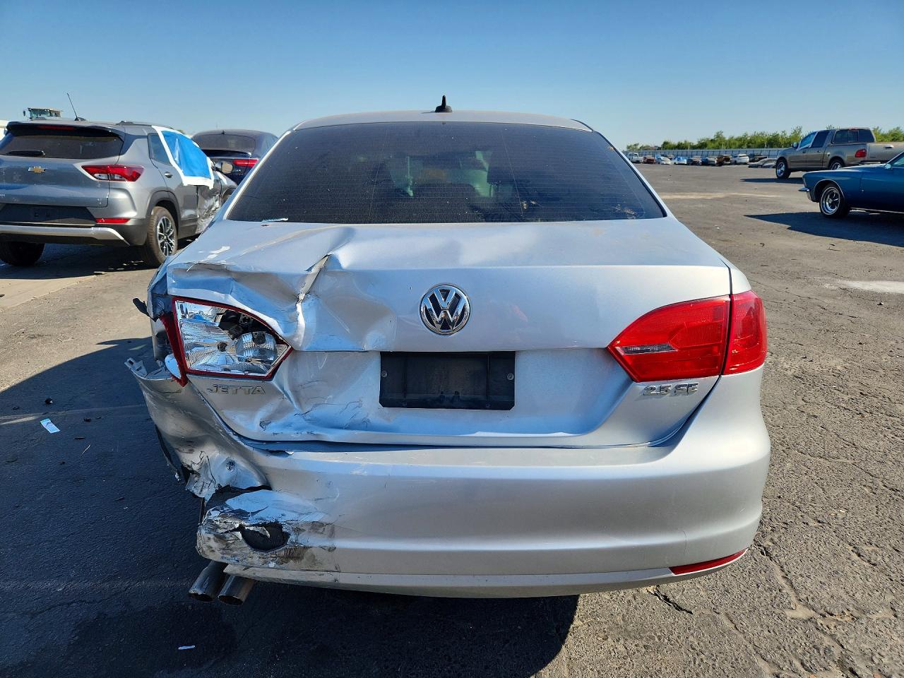 2013 Volkswagen Jetta Se Silver vin: 3VWDP7AJ9DM252214