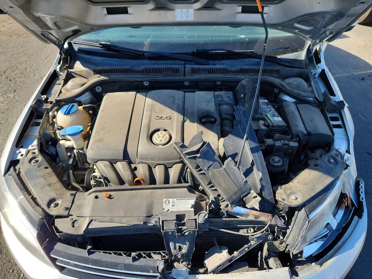 2013 Volkswagen Jetta Se Silver vin: 3VWDP7AJ9DM252214