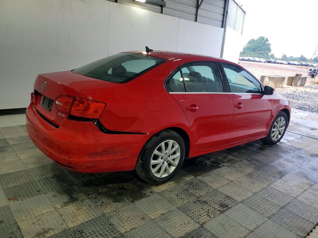 2013 Volkswagen Jetta Se Red vin: 3VWDP7AJ9DM280255