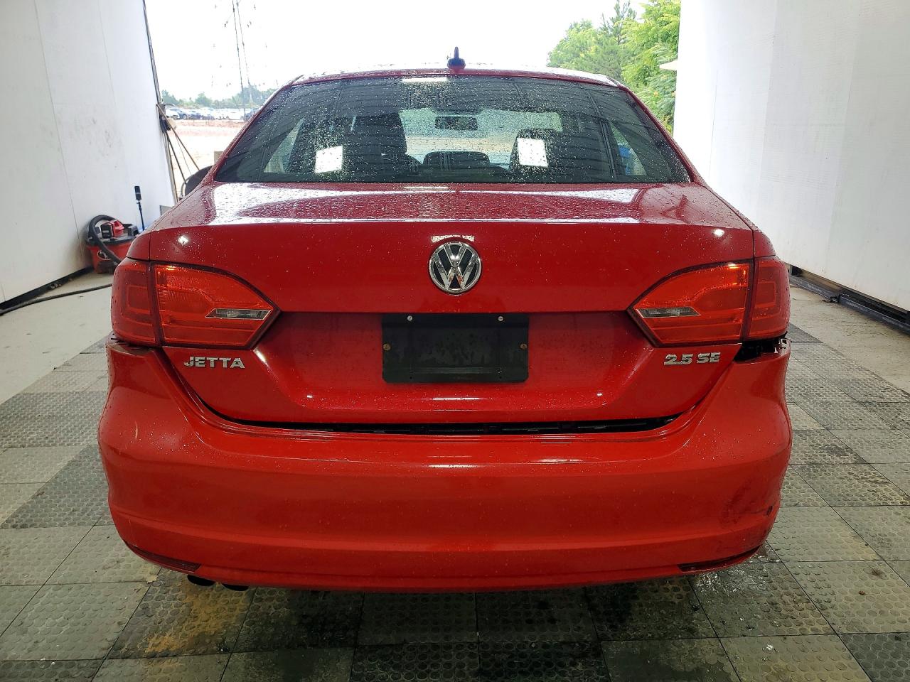 2013 Volkswagen Jetta Se Red vin: 3VWDP7AJ9DM280255