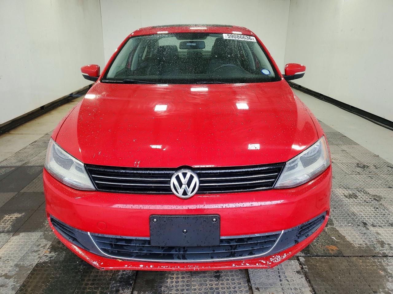 2013 Volkswagen Jetta Se Red vin: 3VWDP7AJ9DM280255