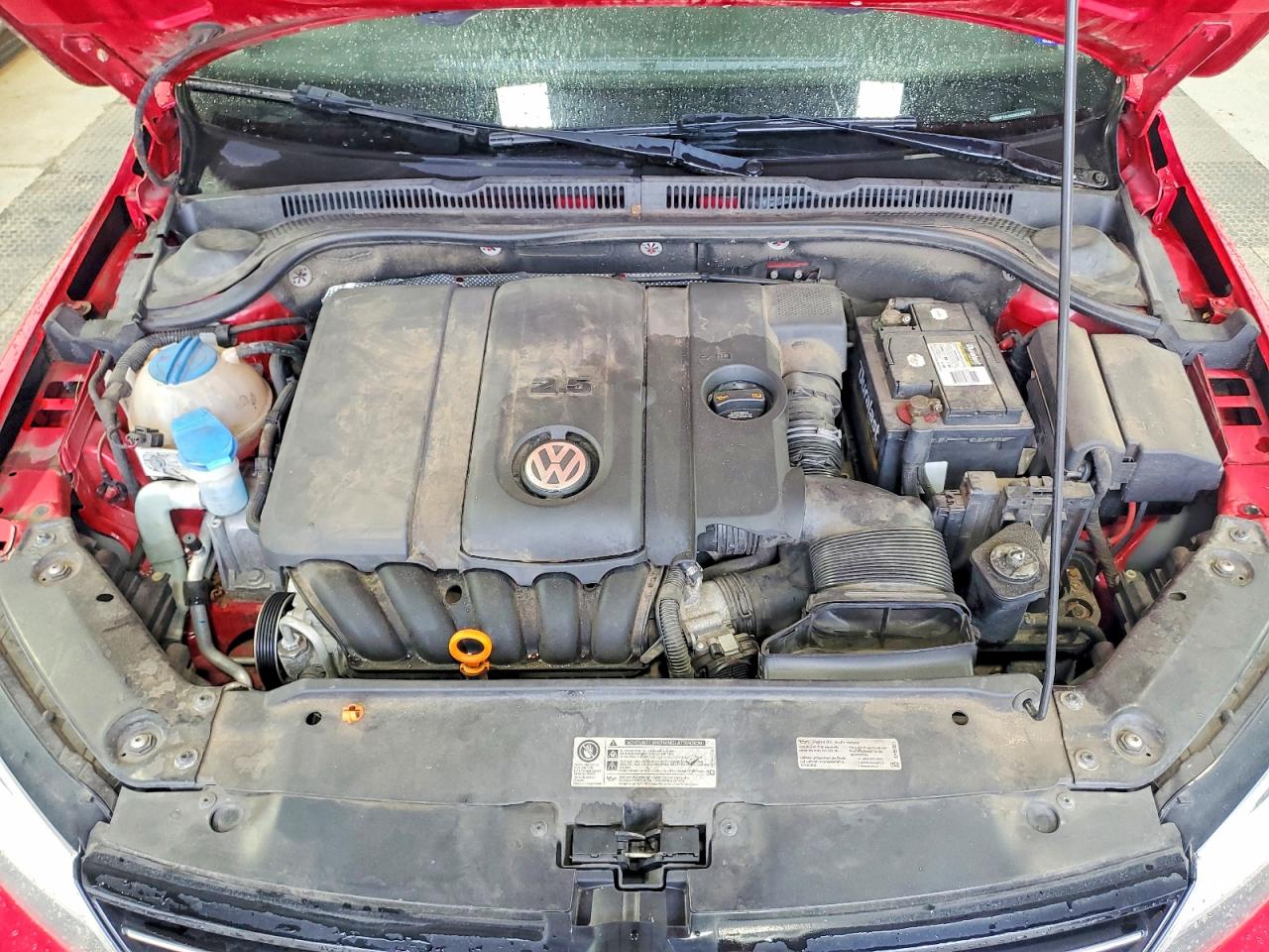 2013 Volkswagen Jetta Se Red vin: 3VWDP7AJ9DM280255