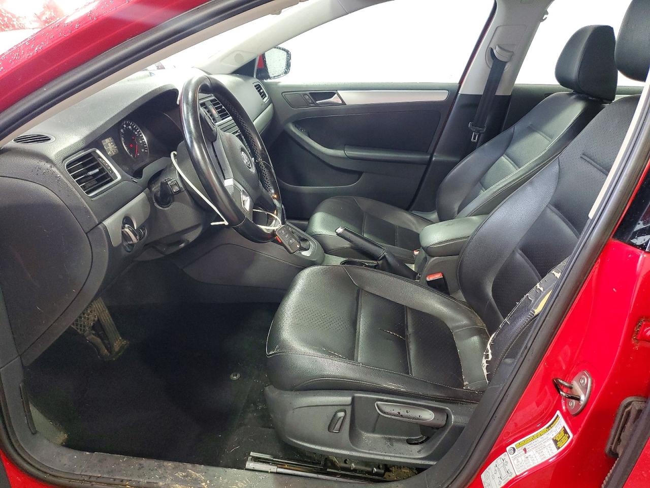 2013 Volkswagen Jetta Se Red vin: 3VWDP7AJ9DM280255