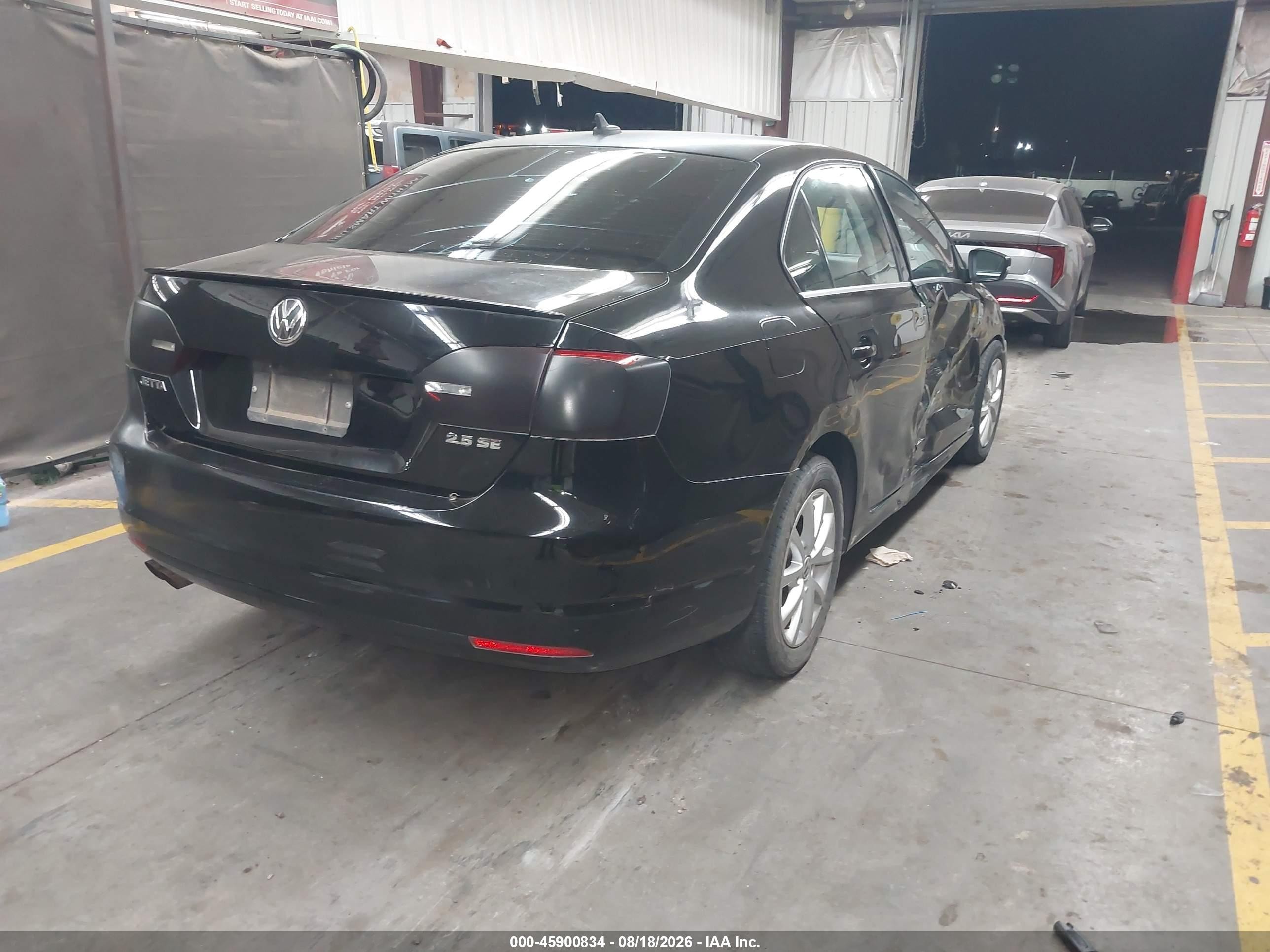 2013 Volkswagen Jetta 2.5l Se Black vin: 3VWDP7AJ9DM285777