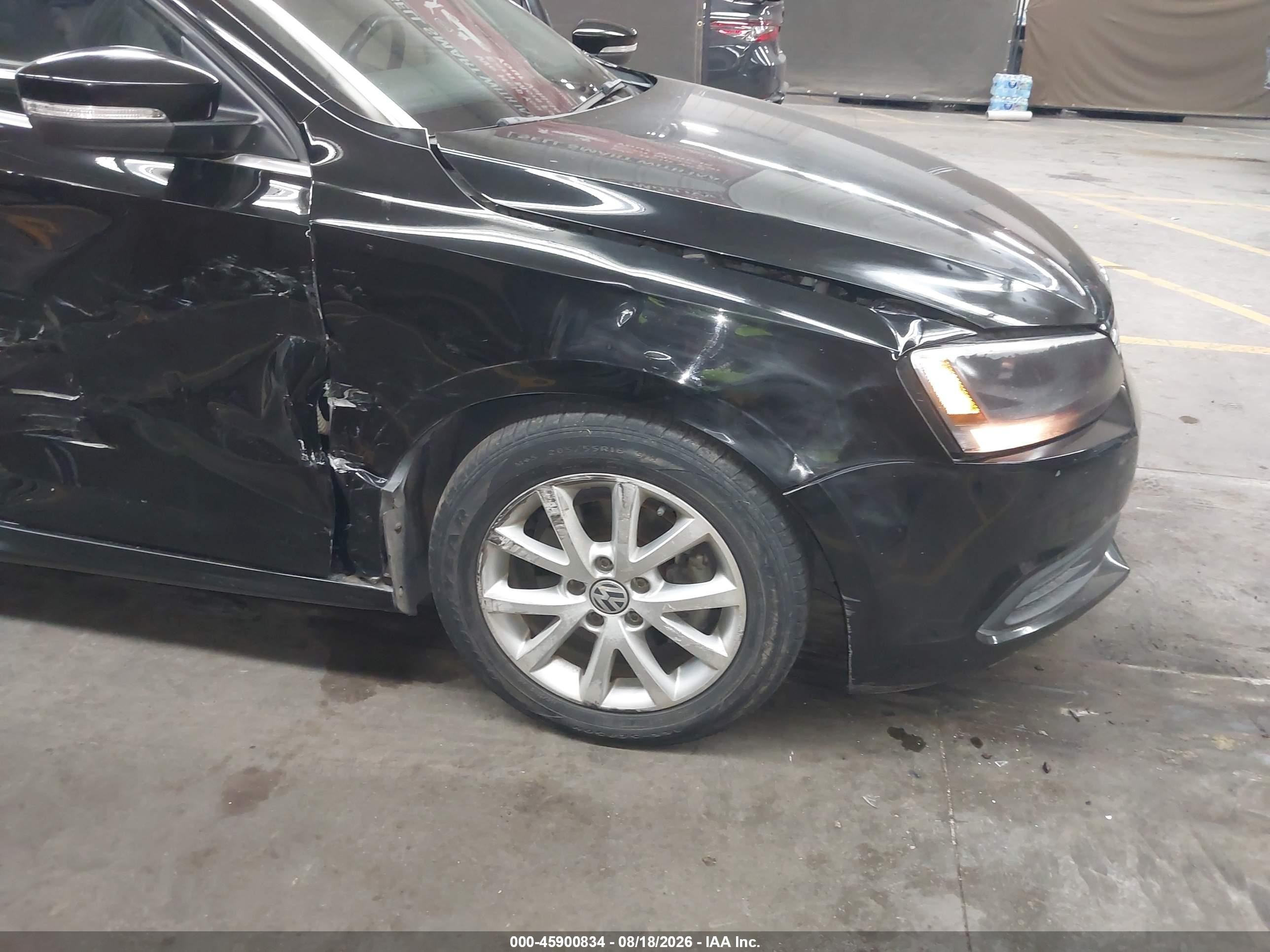 2013 Volkswagen Jetta 2.5l Se Black vin: 3VWDP7AJ9DM285777