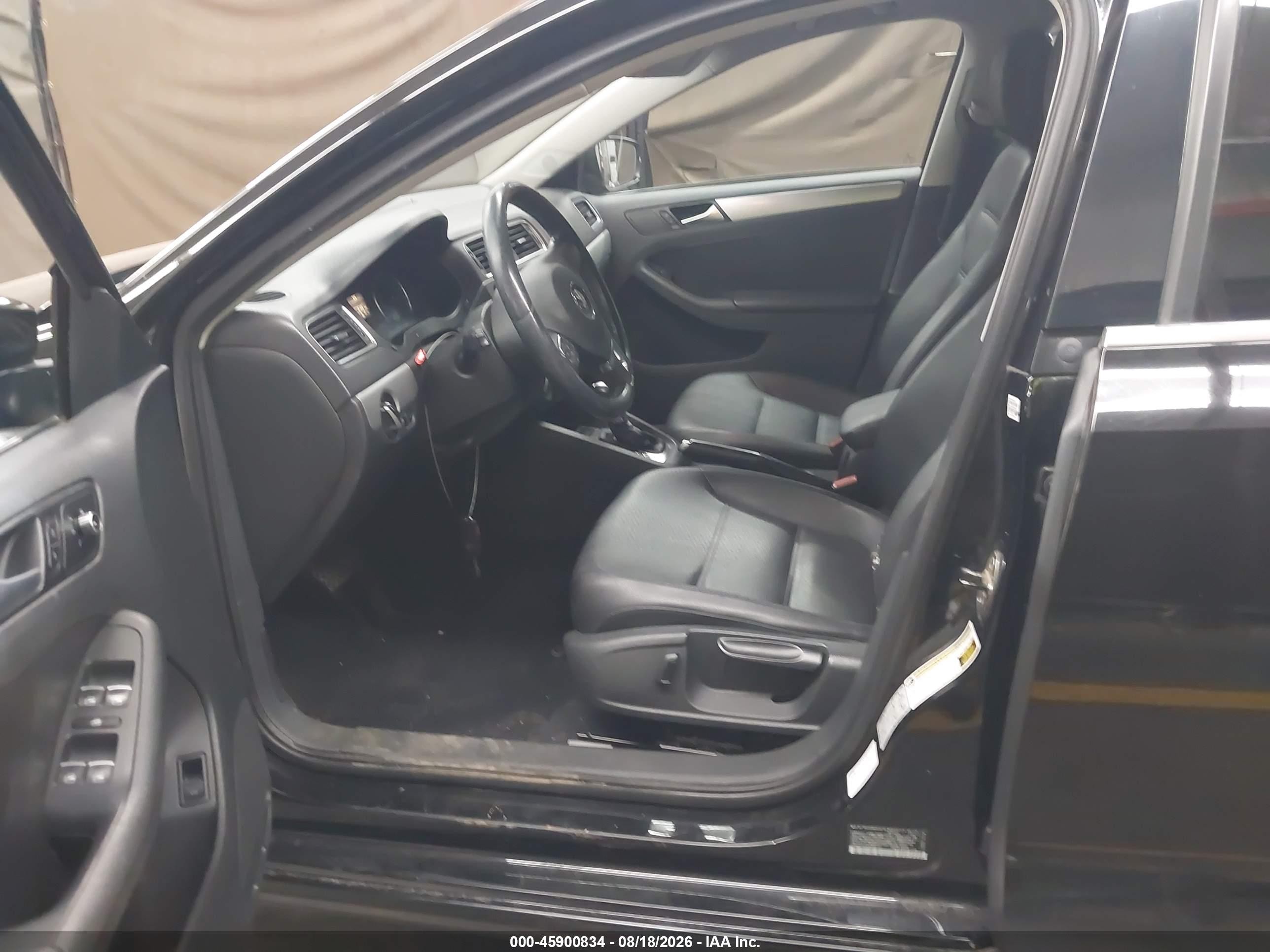 2013 Volkswagen Jetta 2.5l Se Black vin: 3VWDP7AJ9DM285777