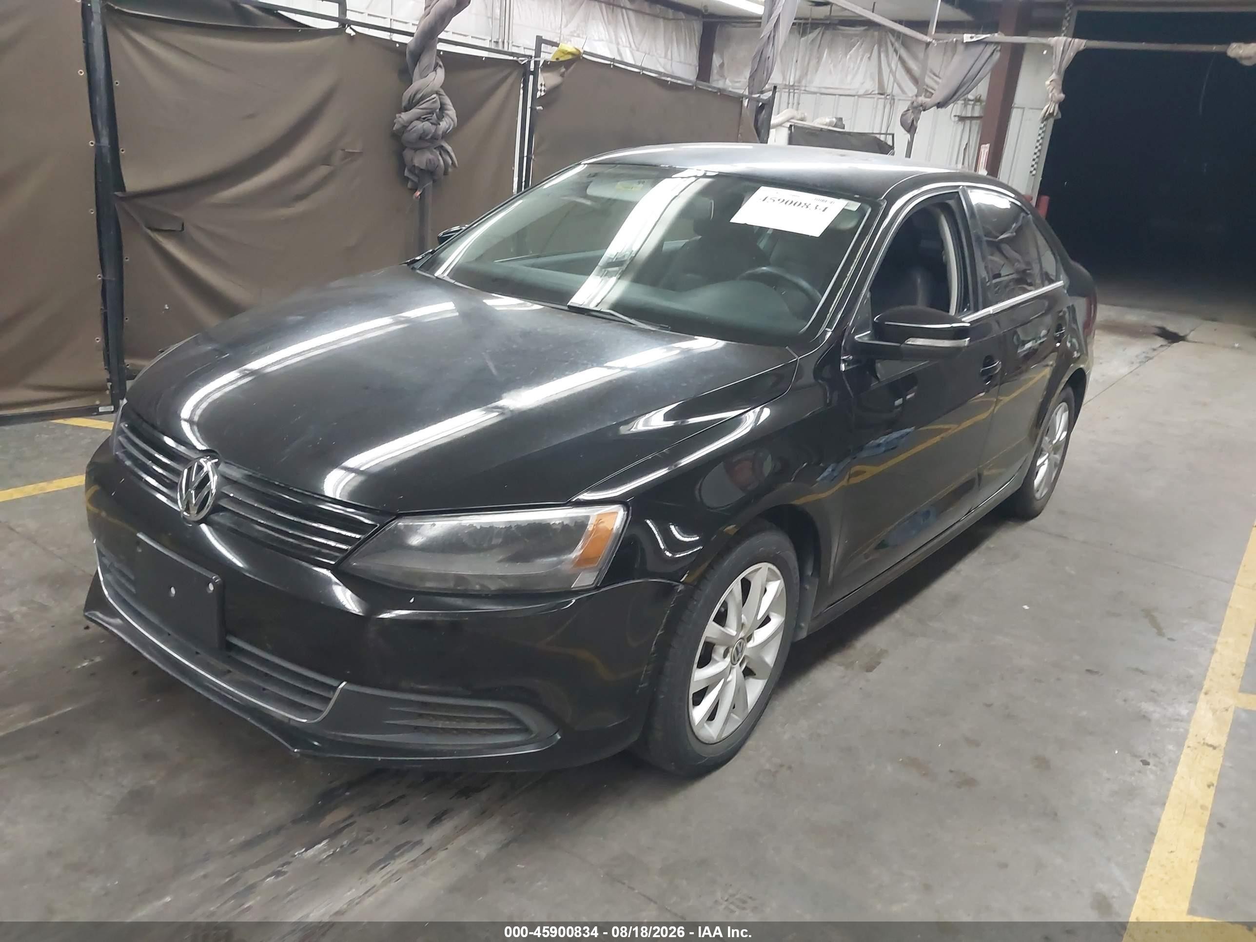 2013 Volkswagen Jetta 2.5l Se Black vin: 3VWDP7AJ9DM285777