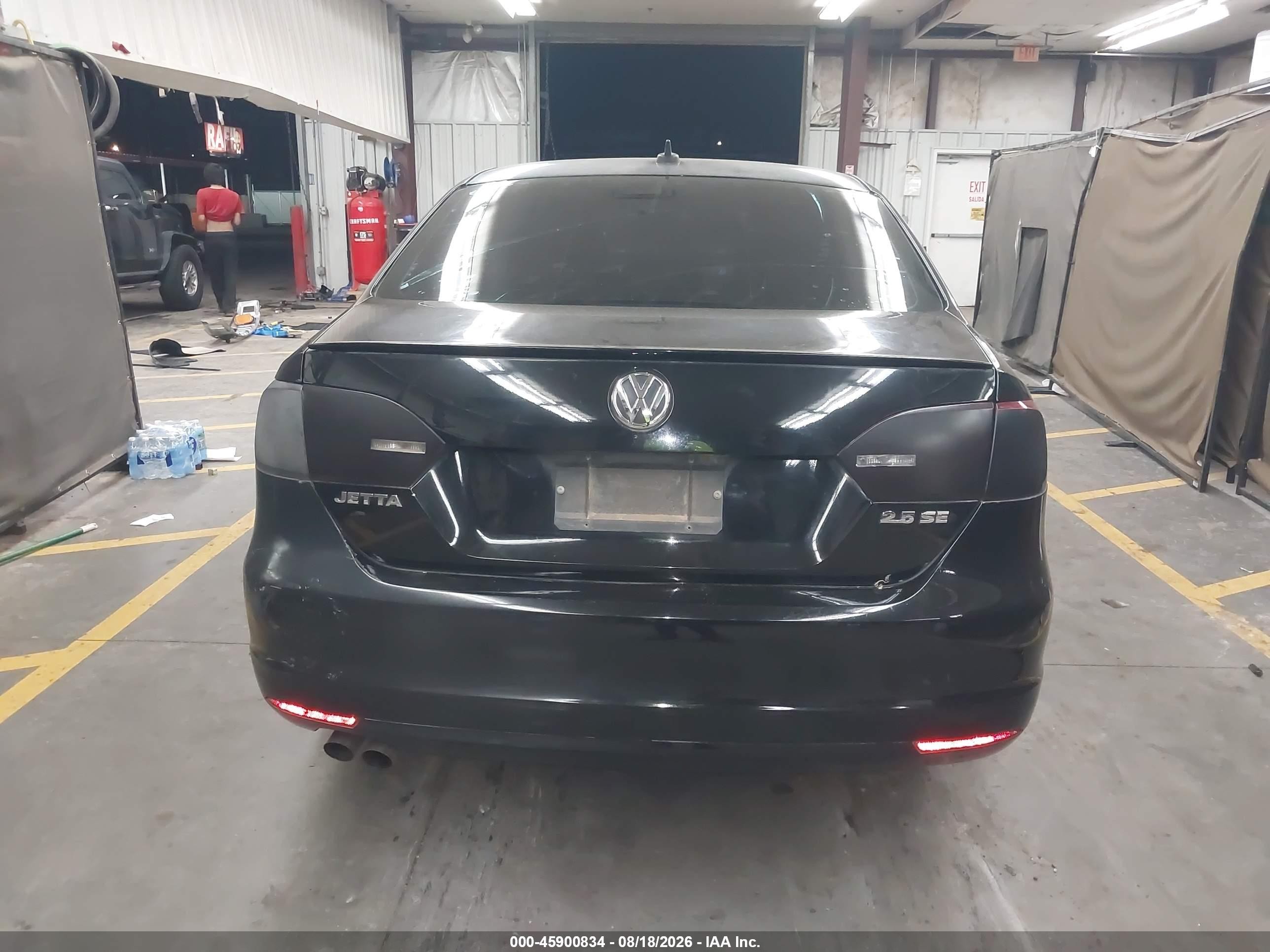 2013 Volkswagen Jetta 2.5l Se Black vin: 3VWDP7AJ9DM285777