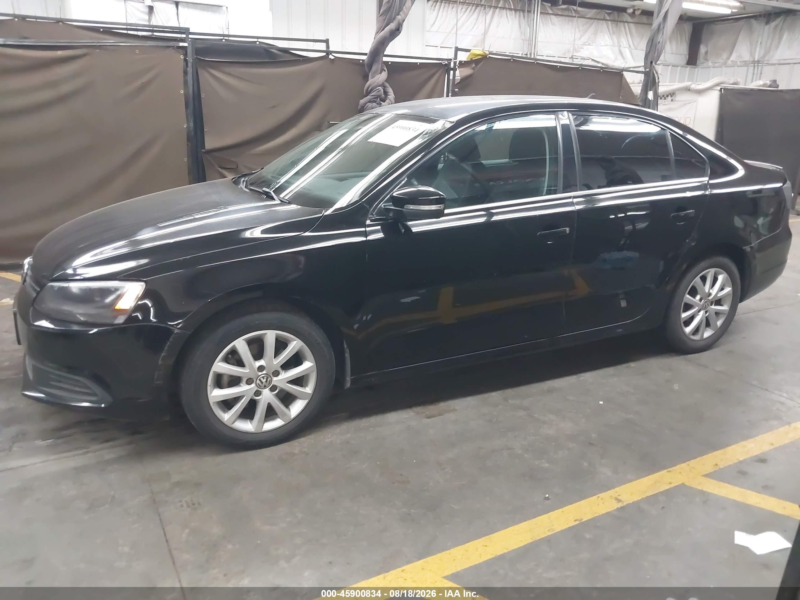 2013 Volkswagen Jetta 2.5l Se Black vin: 3VWDP7AJ9DM285777