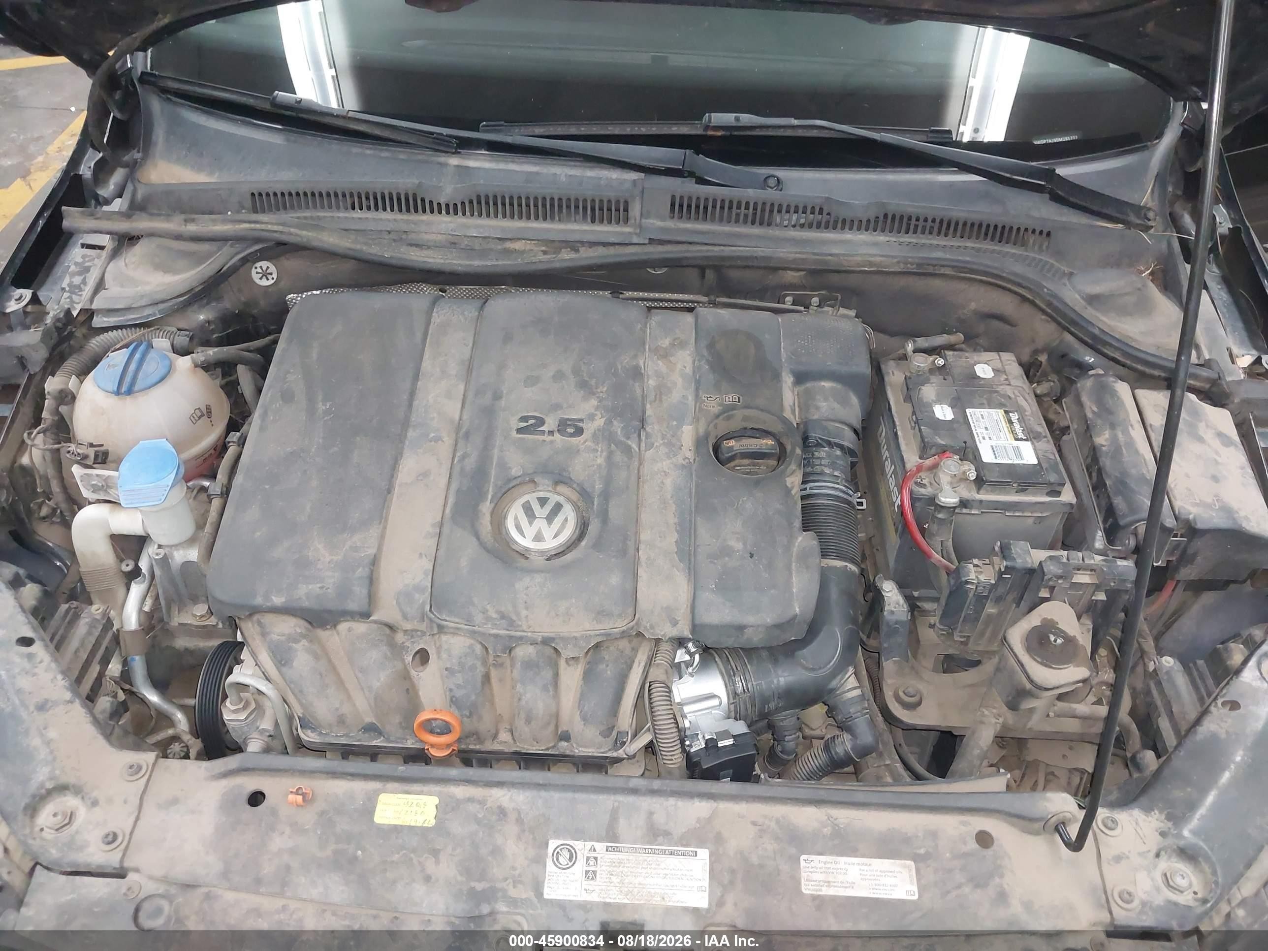 2013 Volkswagen Jetta 2.5l Se Black vin: 3VWDP7AJ9DM285777