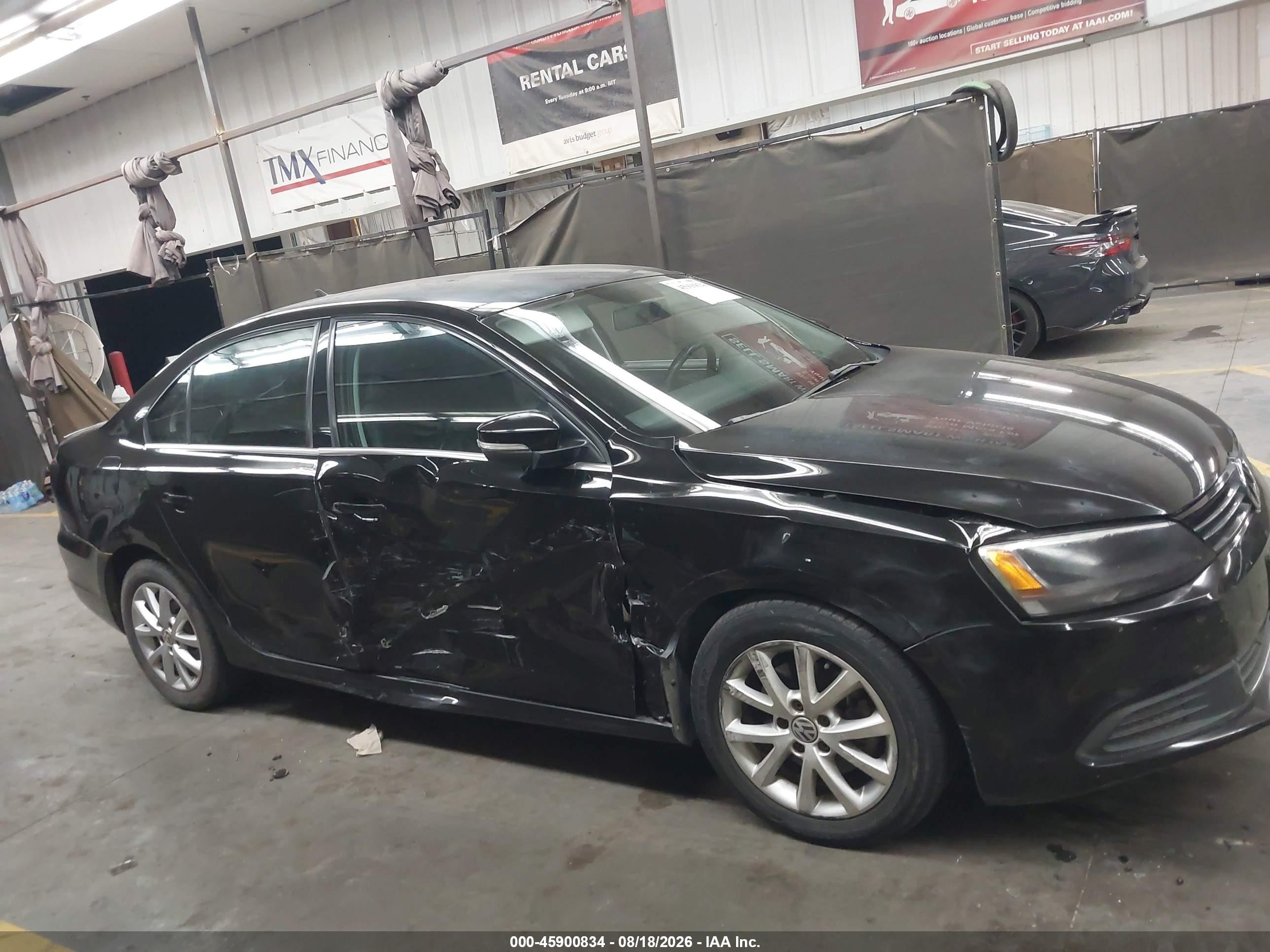 2013 Volkswagen Jetta 2.5l Se Black vin: 3VWDP7AJ9DM285777