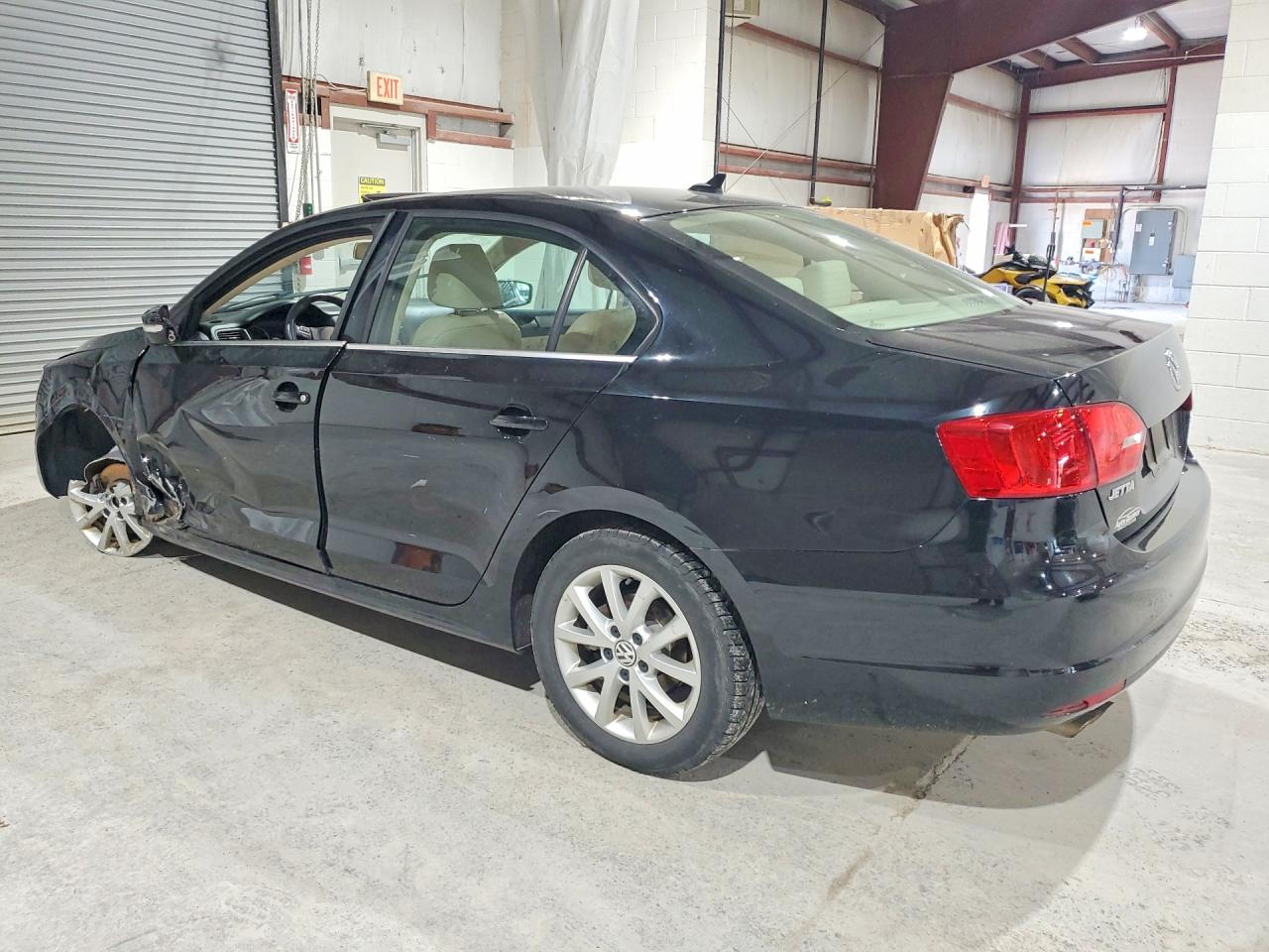2013 Volkswagen Jetta Se Black vin: 3VWDP7AJ9DM297461