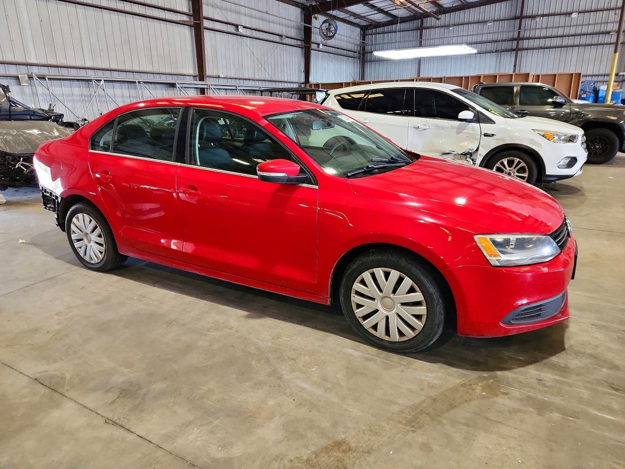 2013 Volkswagen Jetta Se Red vin: 3VWDP7AJ9DM377472
