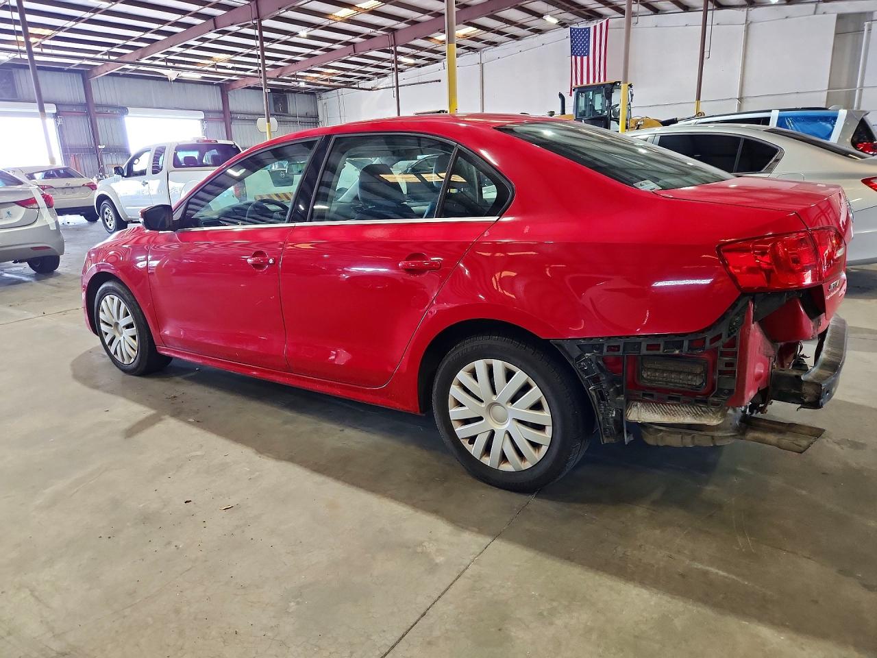 2013 Volkswagen Jetta Se Red vin: 3VWDP7AJ9DM377472