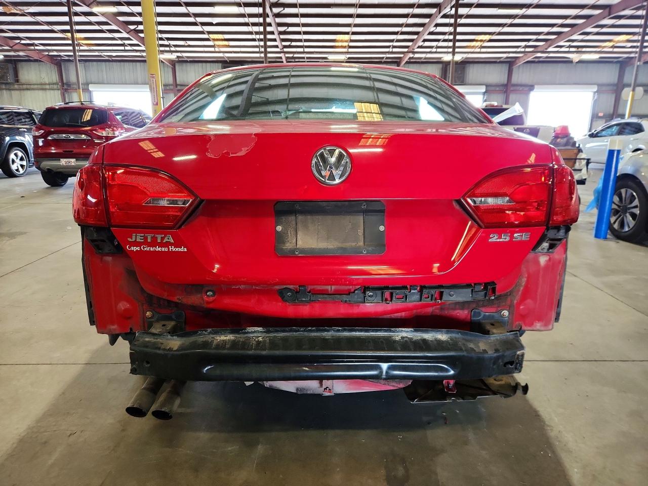 2013 Volkswagen Jetta Se Red vin: 3VWDP7AJ9DM377472