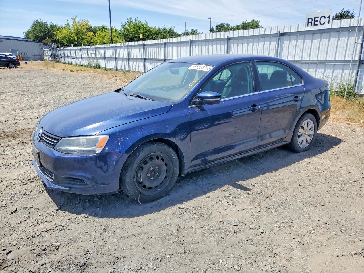2013 Volkswagen Jetta Se Blue vin: 3VWDP7AJ9DM408347