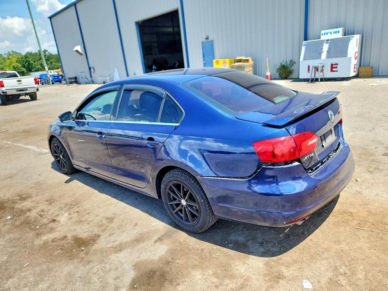 2013 Volkswagen Jetta Se Blue vin: 3VWDP7AJ9DM420417
