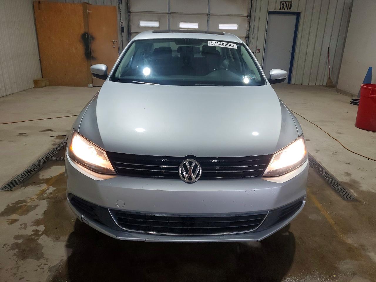 2013 Volkswagen Jetta Se Silver vin: 3VWDP7AJ9DM431627
