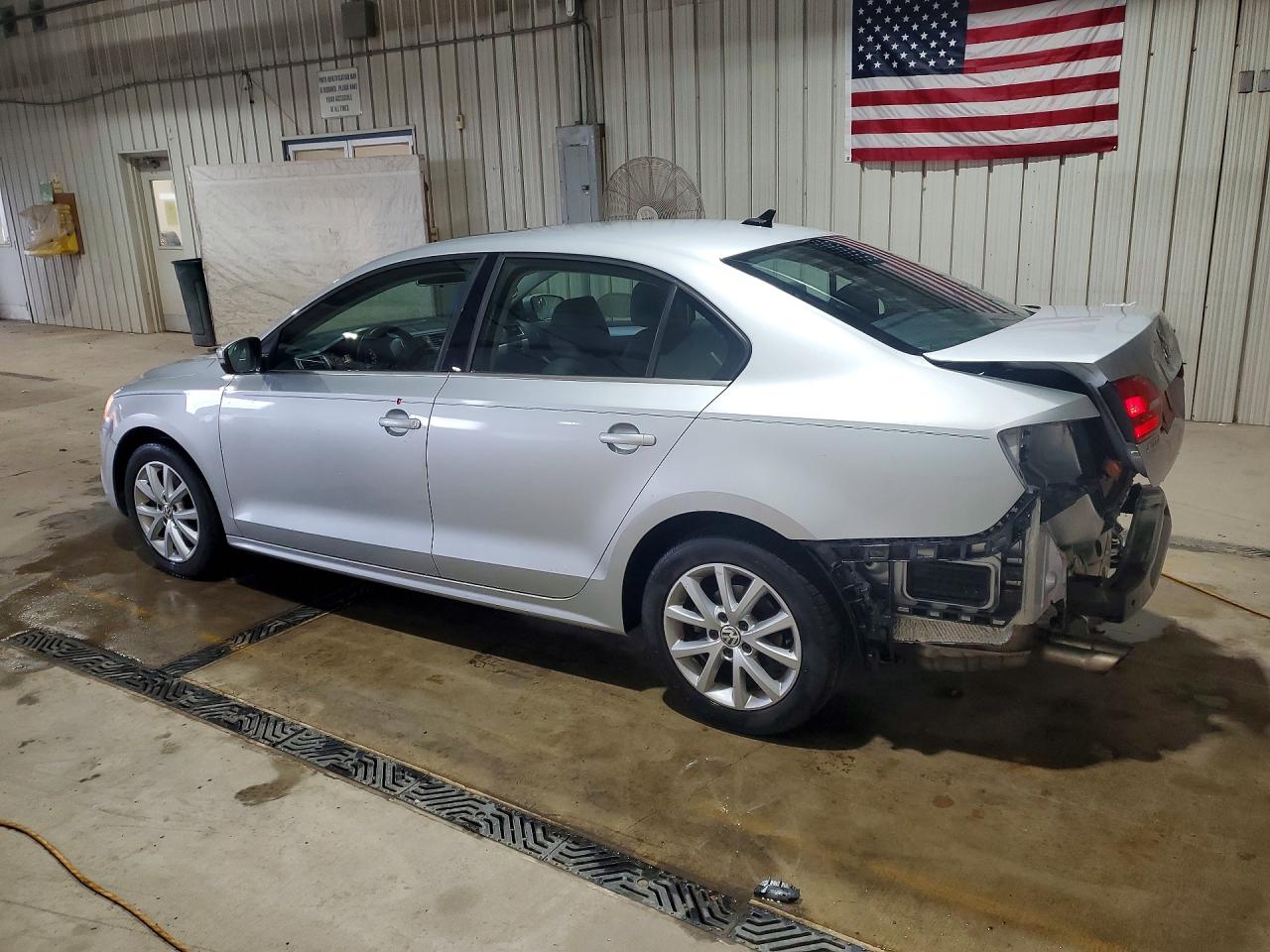 2013 Volkswagen Jetta Se Silver vin: 3VWDP7AJ9DM431627