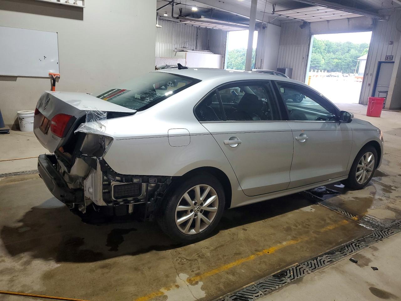 2013 Volkswagen Jetta Se Silver vin: 3VWDP7AJ9DM431627