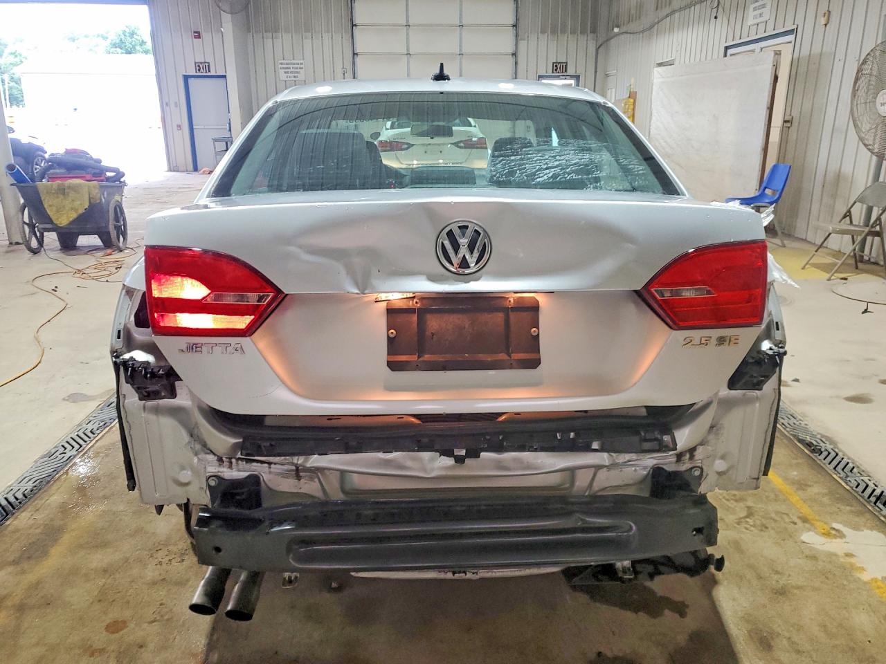 2013 Volkswagen Jetta Se Silver vin: 3VWDP7AJ9DM431627