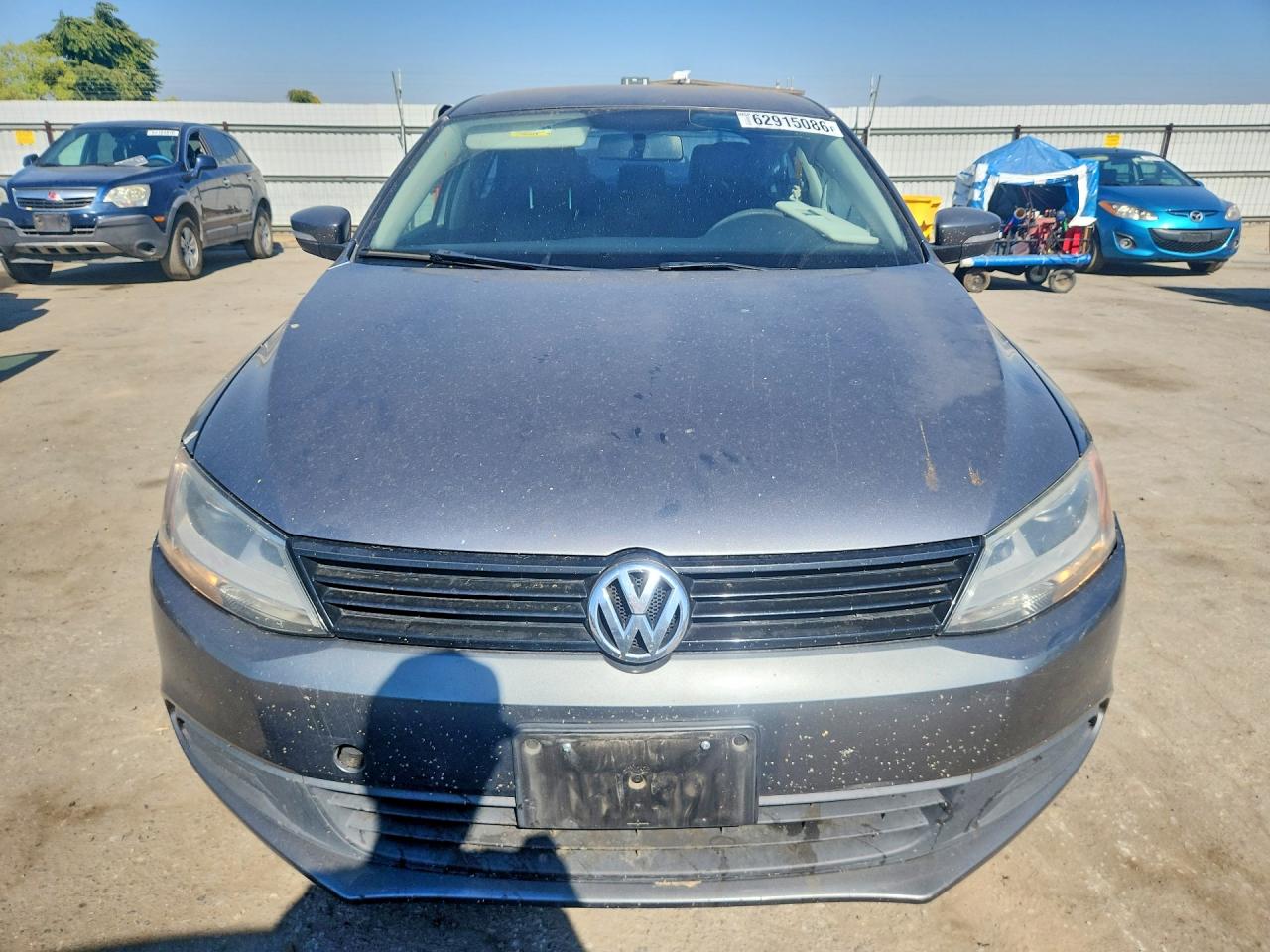 2012 Volkswagen Jetta Se Gray vin: 3VWDP7AJXCM130458