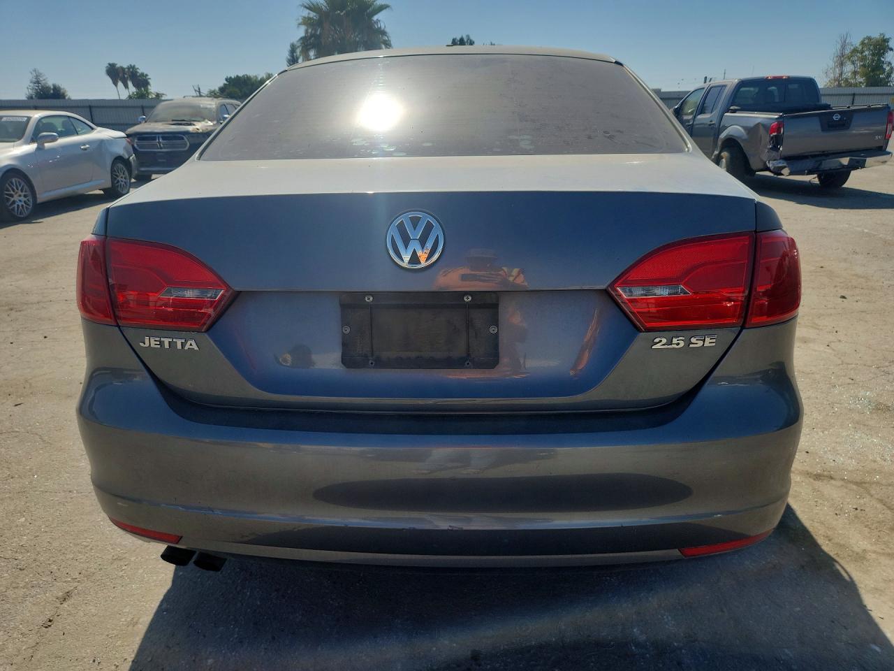 2012 Volkswagen Jetta Se Gray vin: 3VWDP7AJXCM130458