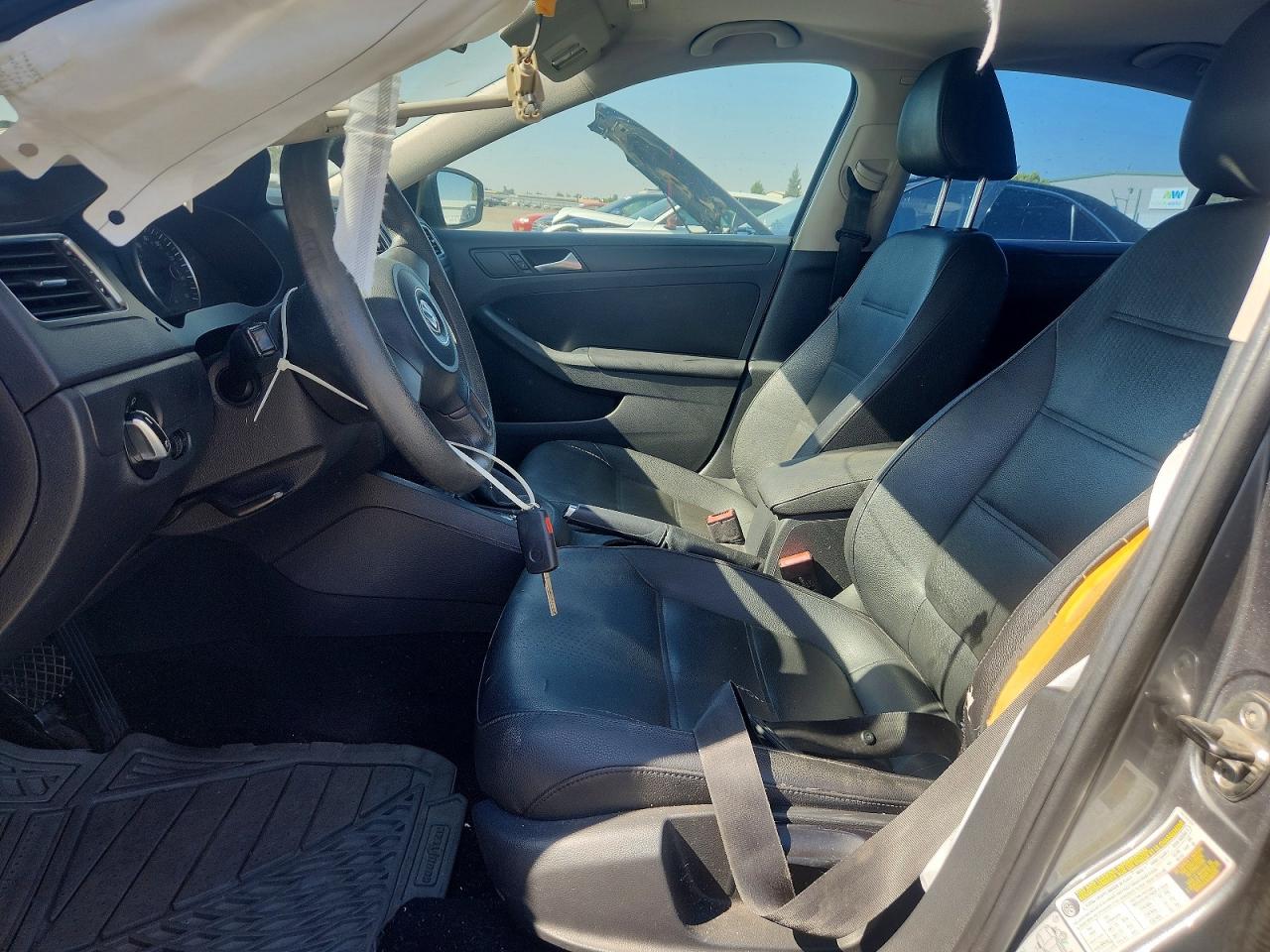 2012 Volkswagen Jetta Se Gray vin: 3VWDP7AJXCM130458