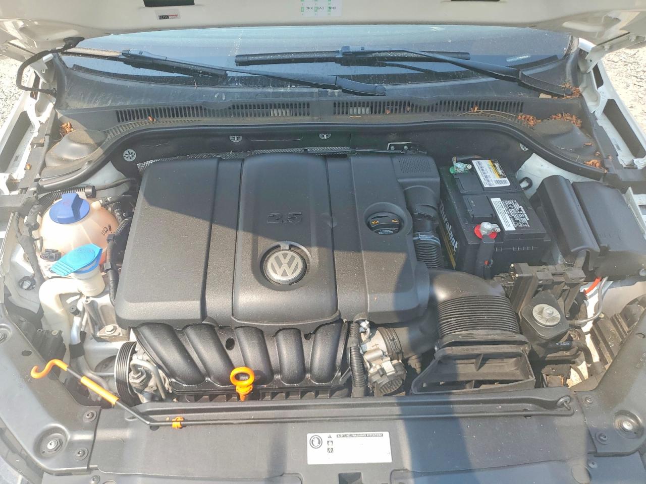 2012 Volkswagen Jetta Se White vin: 3VWDP7AJXCM302570
