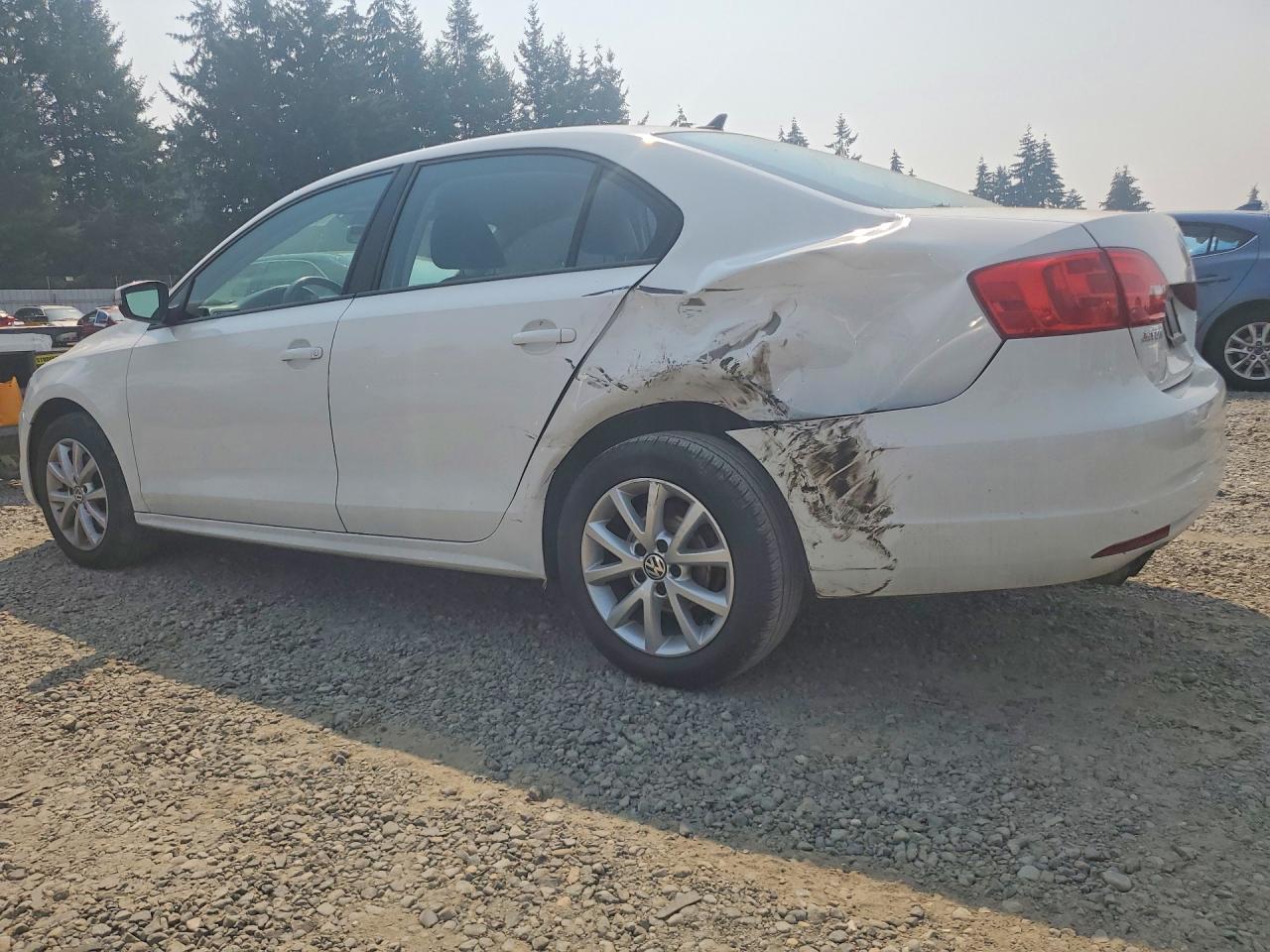 2012 Volkswagen Jetta Se White vin: 3VWDP7AJXCM302570