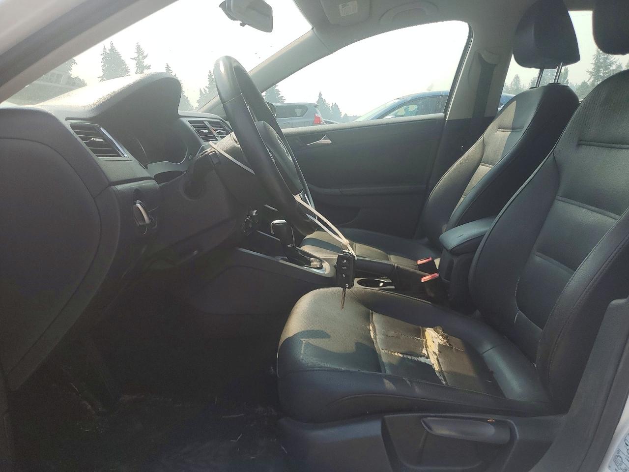 2012 Volkswagen Jetta Se White vin: 3VWDP7AJXCM302570