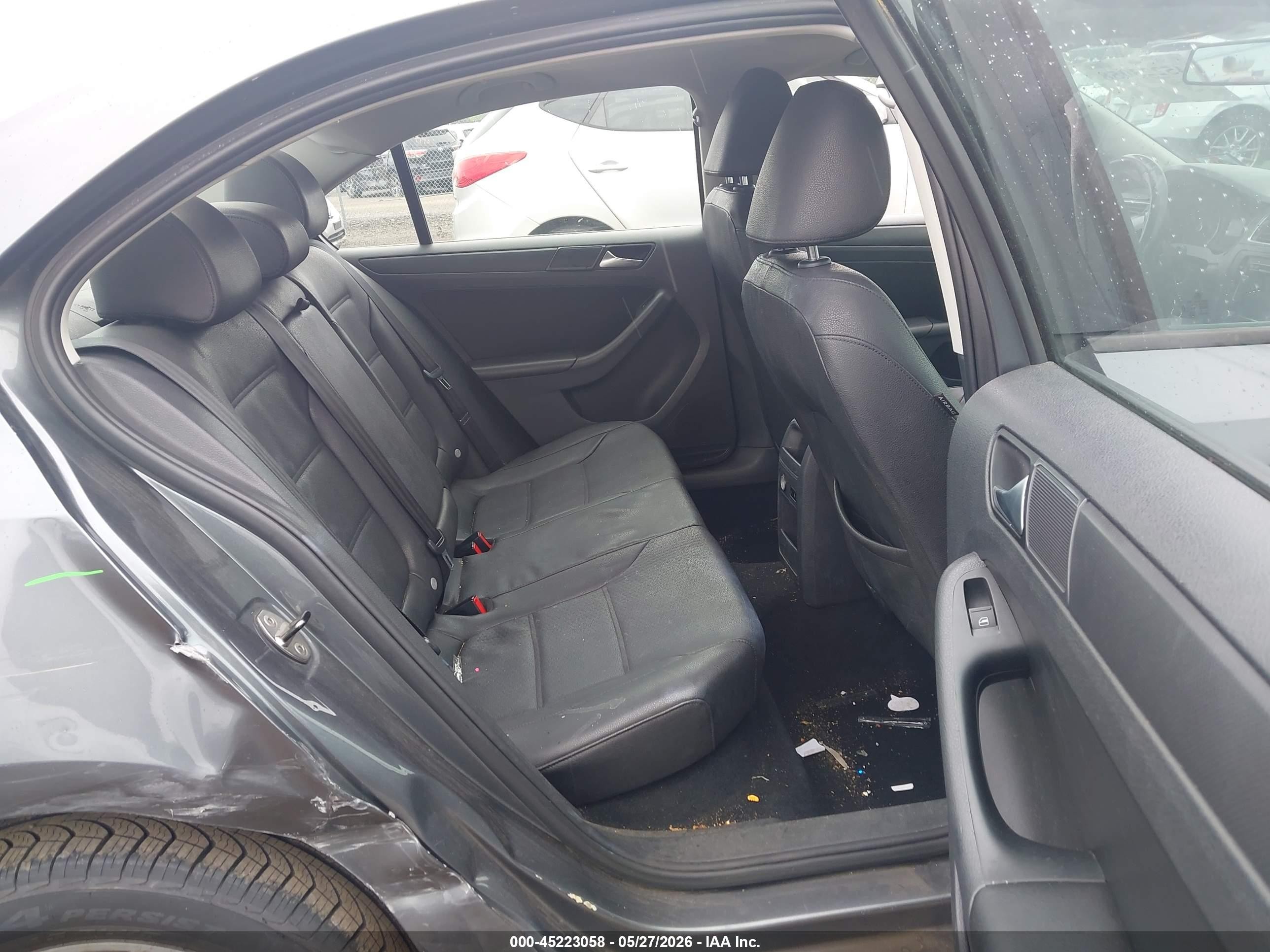 2012 Volkswagen Jetta 2.5l Se Gray vin: 3VWDP7AJXCM305095