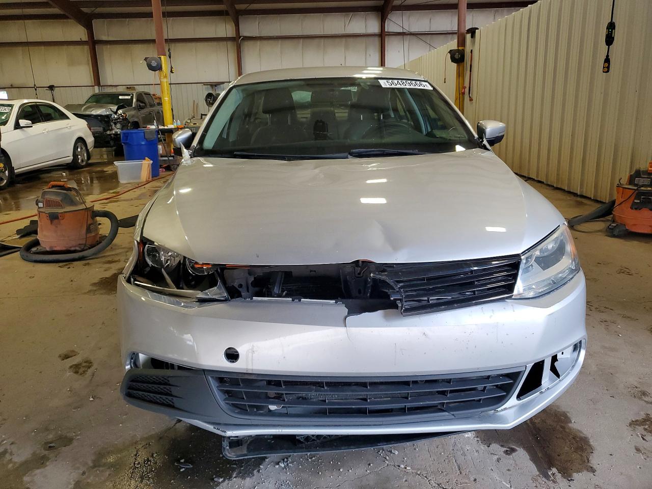 2012 Volkswagen Jetta Se Silver vin: 3VWDP7AJXCM317764