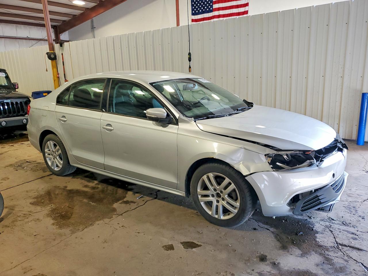 2012 Volkswagen Jetta Se Silver vin: 3VWDP7AJXCM317764