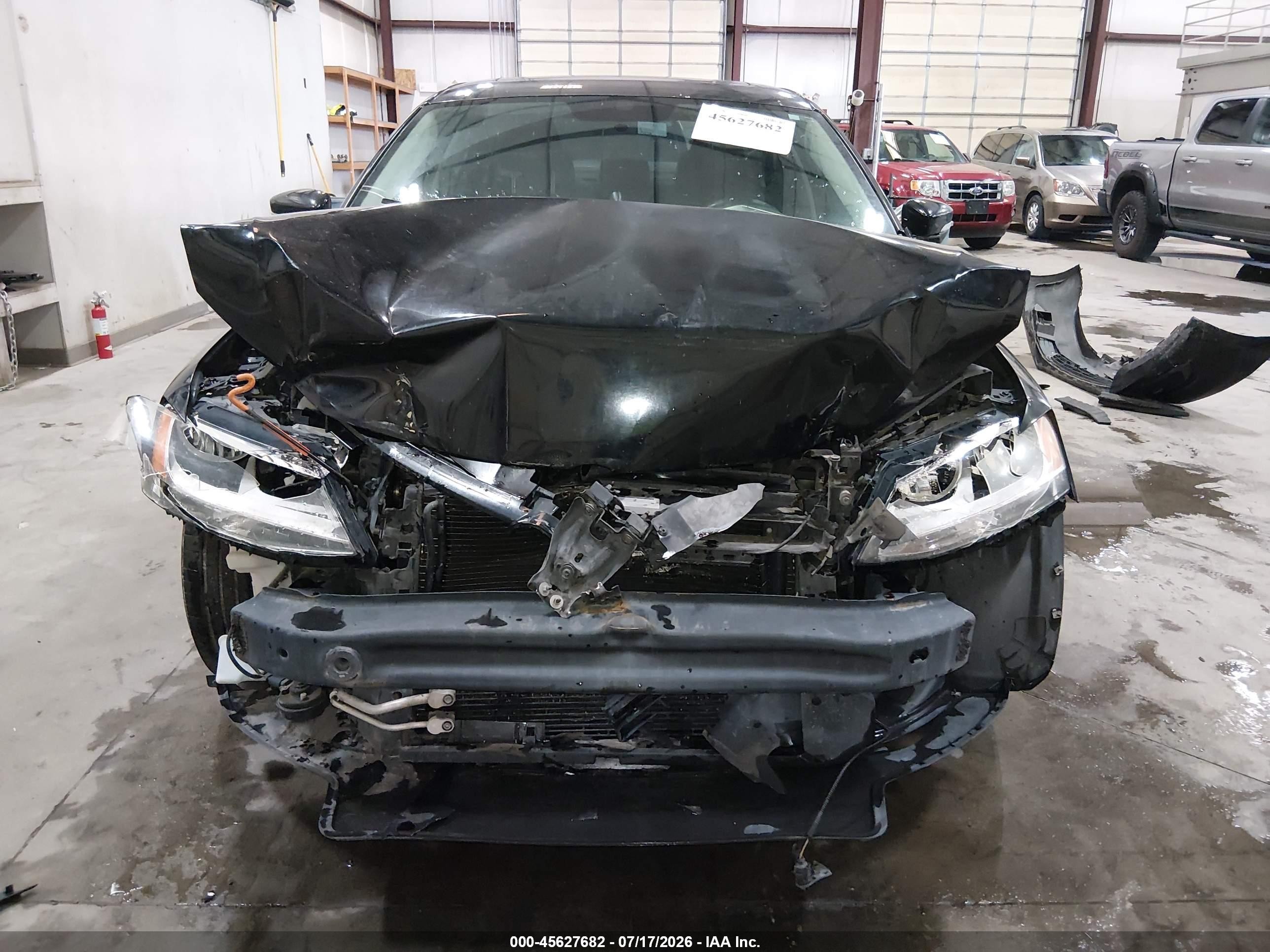 2012 Volkswagen Jetta 2.5l Se Black vin: 3VWDP7AJXCM321183