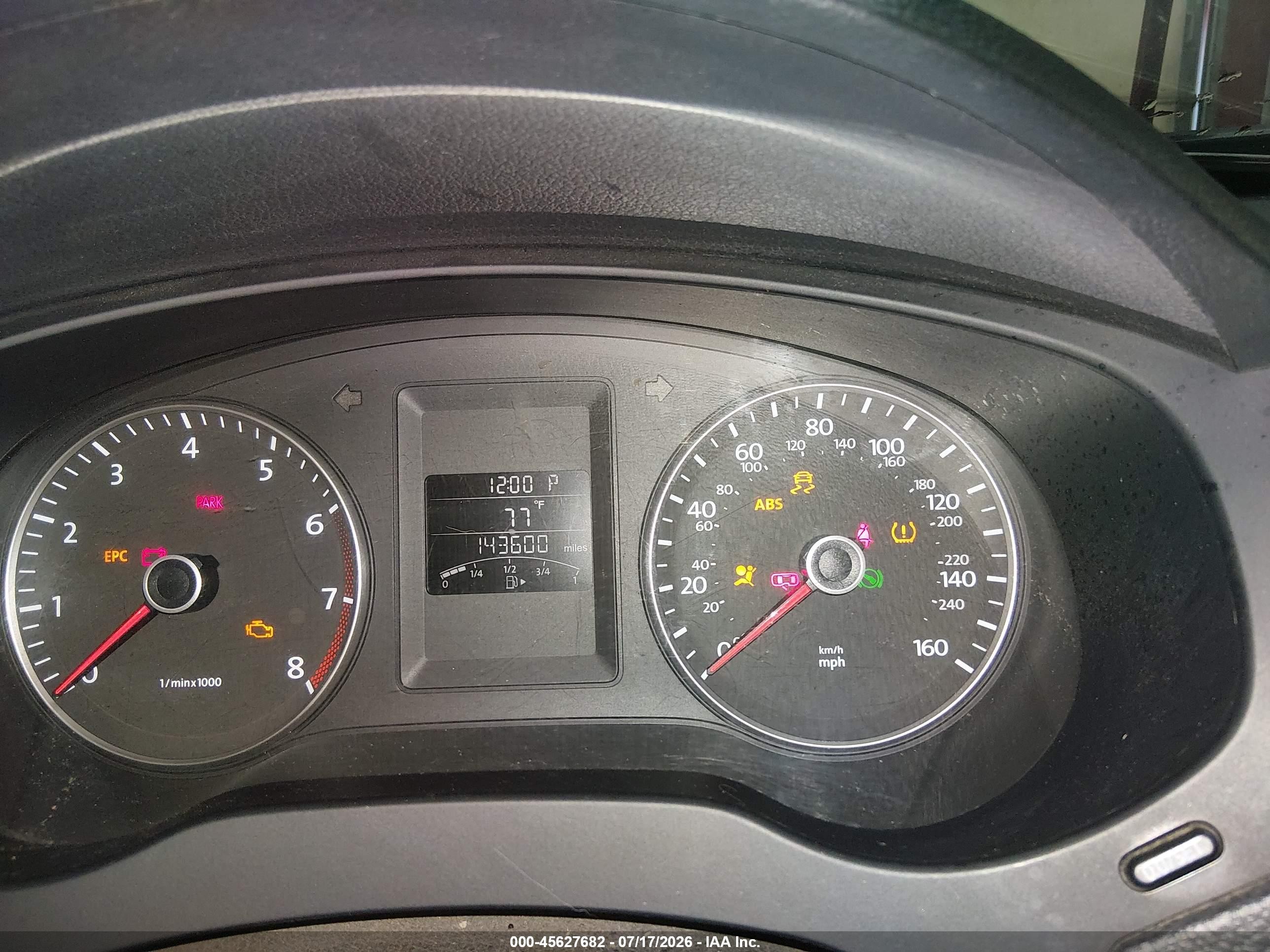 2012 Volkswagen Jetta 2.5l Se Black vin: 3VWDP7AJXCM321183